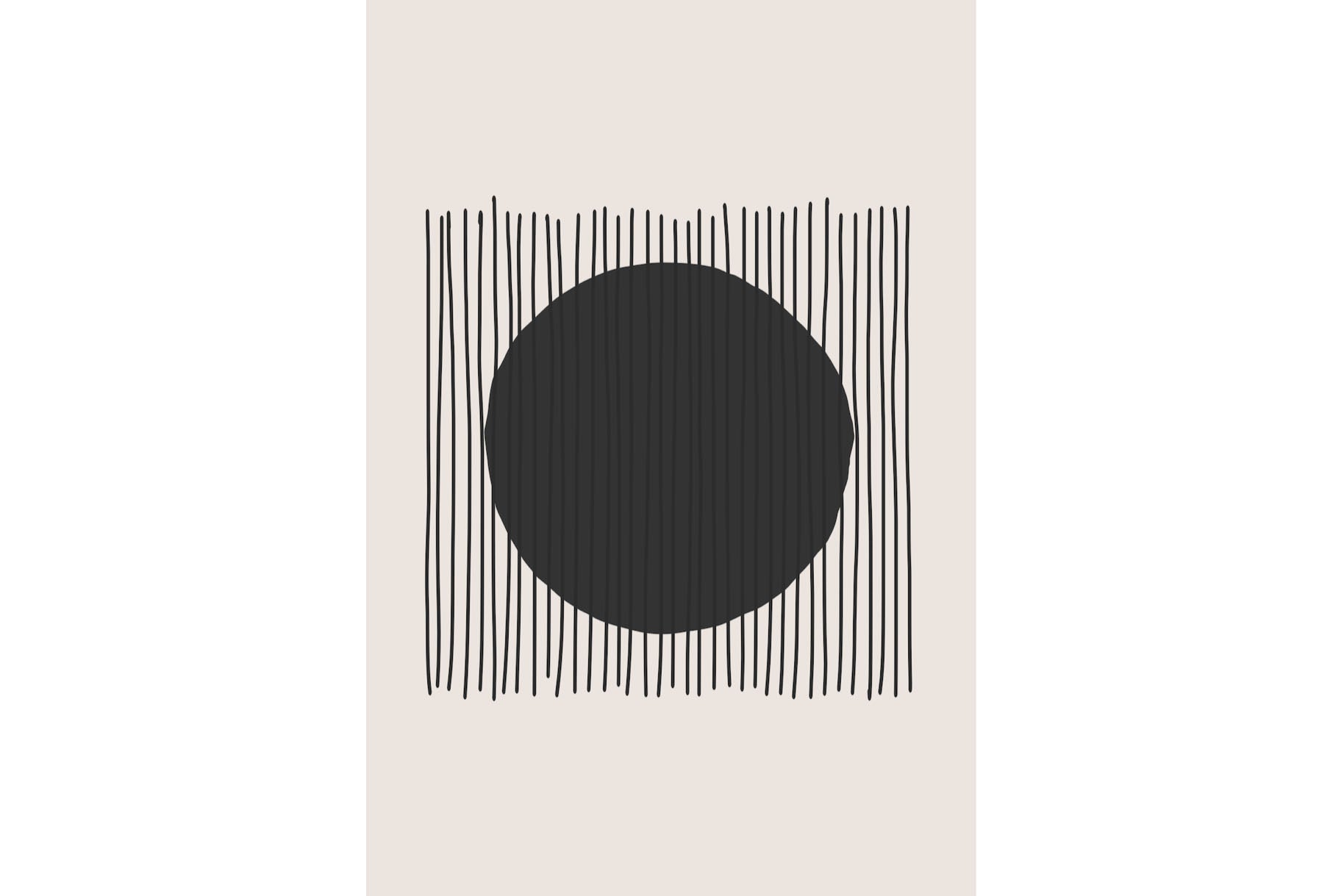 Circles on Lines-Wall_Art-Pixalot