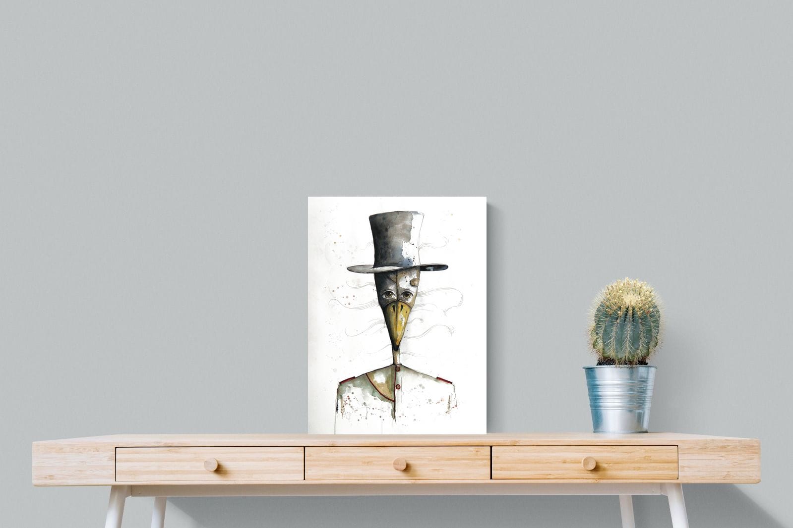 Sir Duck-Wall_Art-45 x 60cm-Mounted Canvas-No Frame-Pixalot