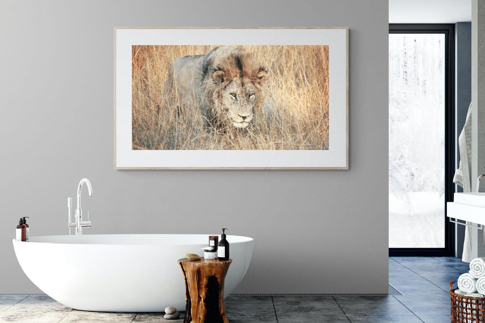Stalking-Wall_Art-180 x 110cm-Framed Print-Wood-Pixalot