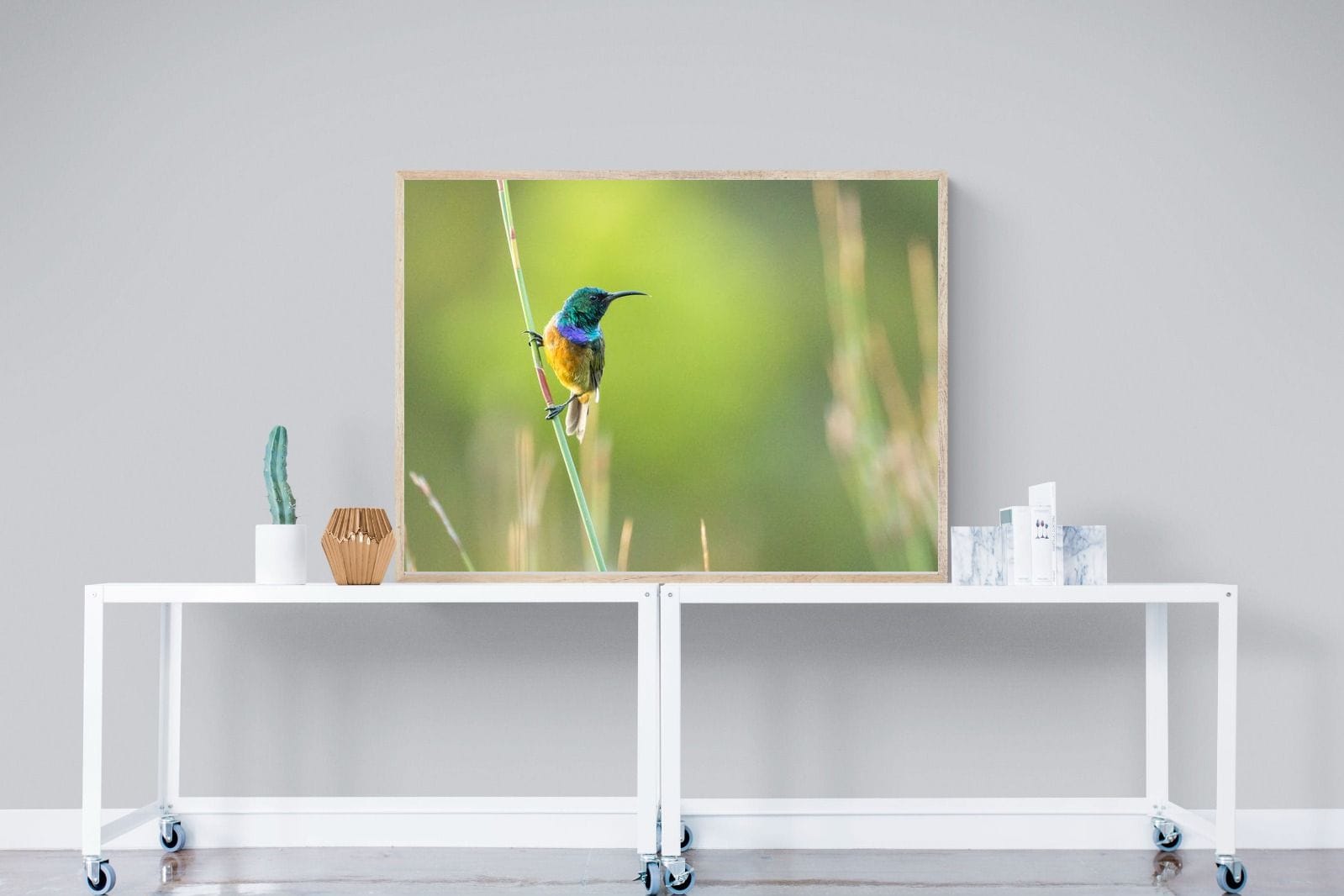 Sunbird-Wall_Art-120 x 90cm-Mounted Canvas-Wood-Pixalot