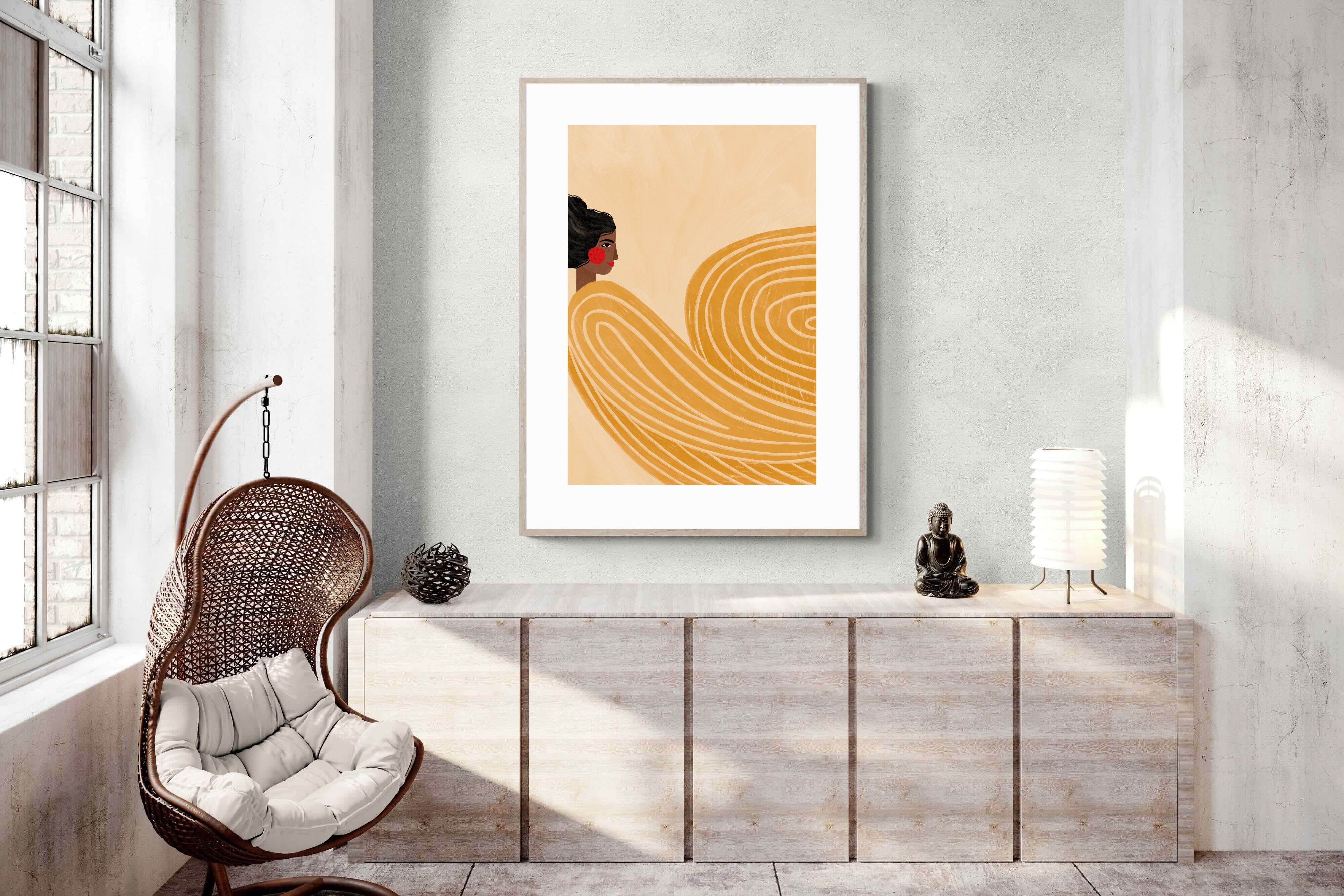 Pixalot Yellow Stripe Woman