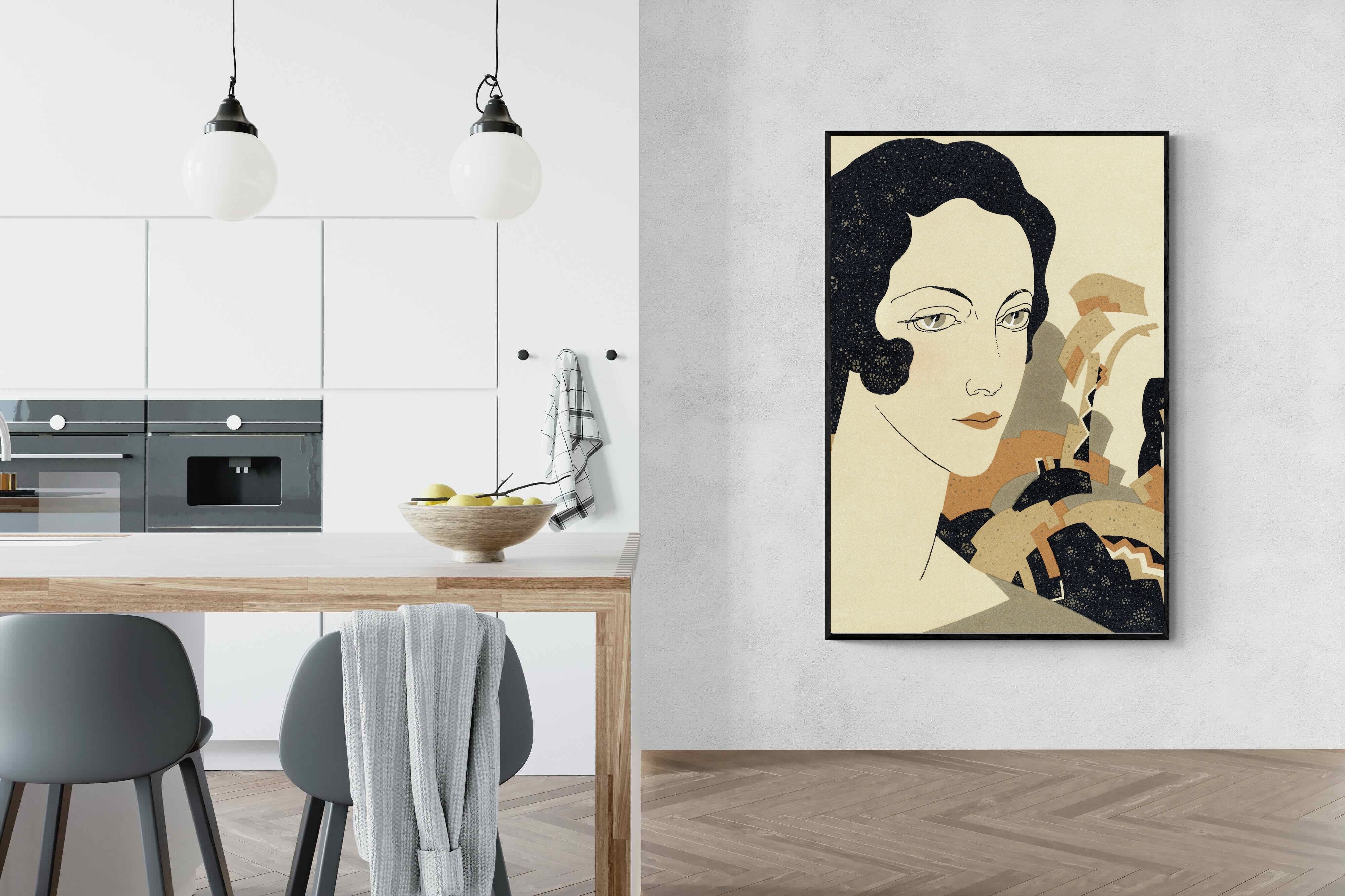 Pixalot Art Deco Lady