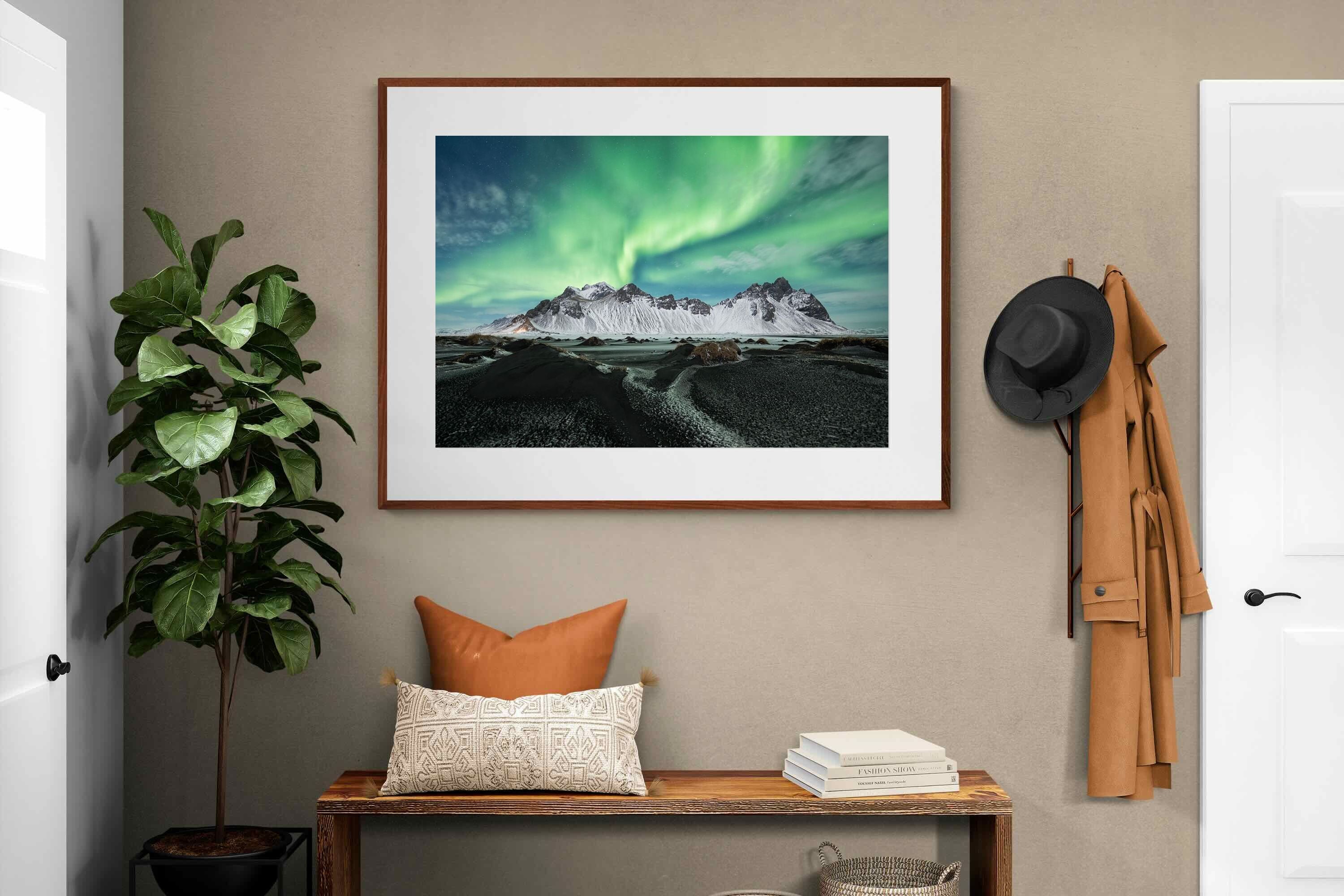 Pixalot Aurora Over Ice