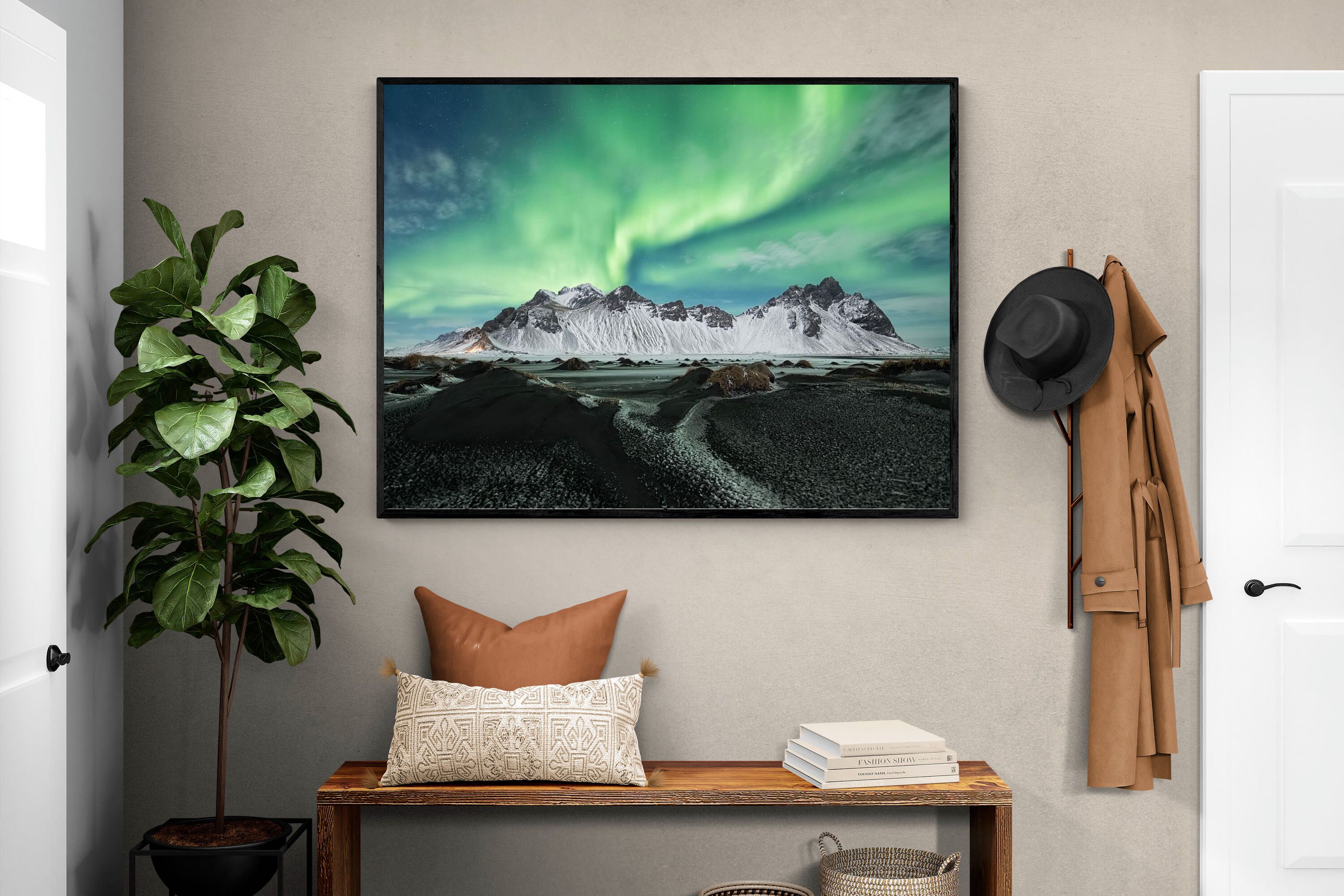 Pixalot Aurora Over Ice