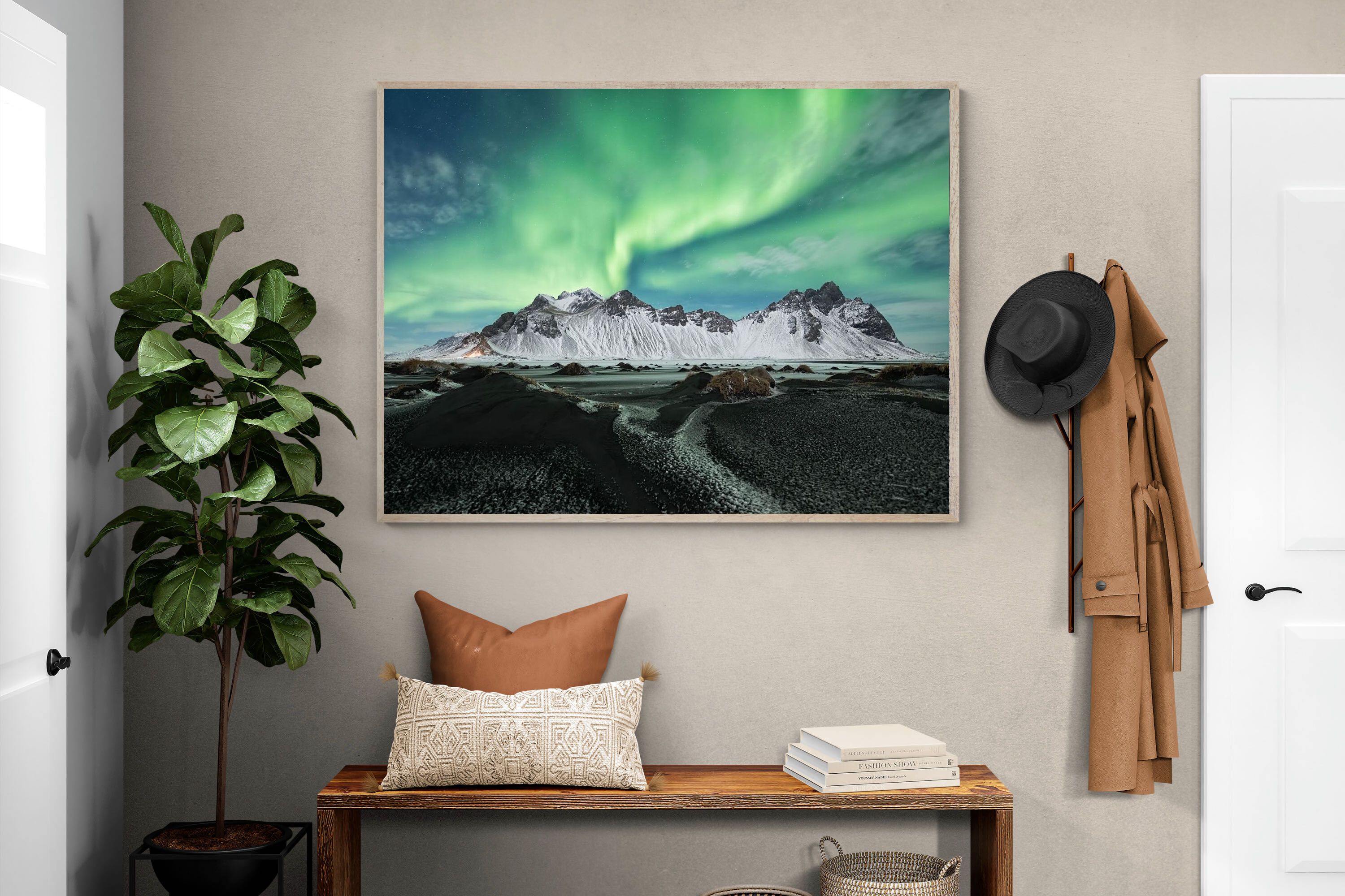 Pixalot Aurora Over Ice