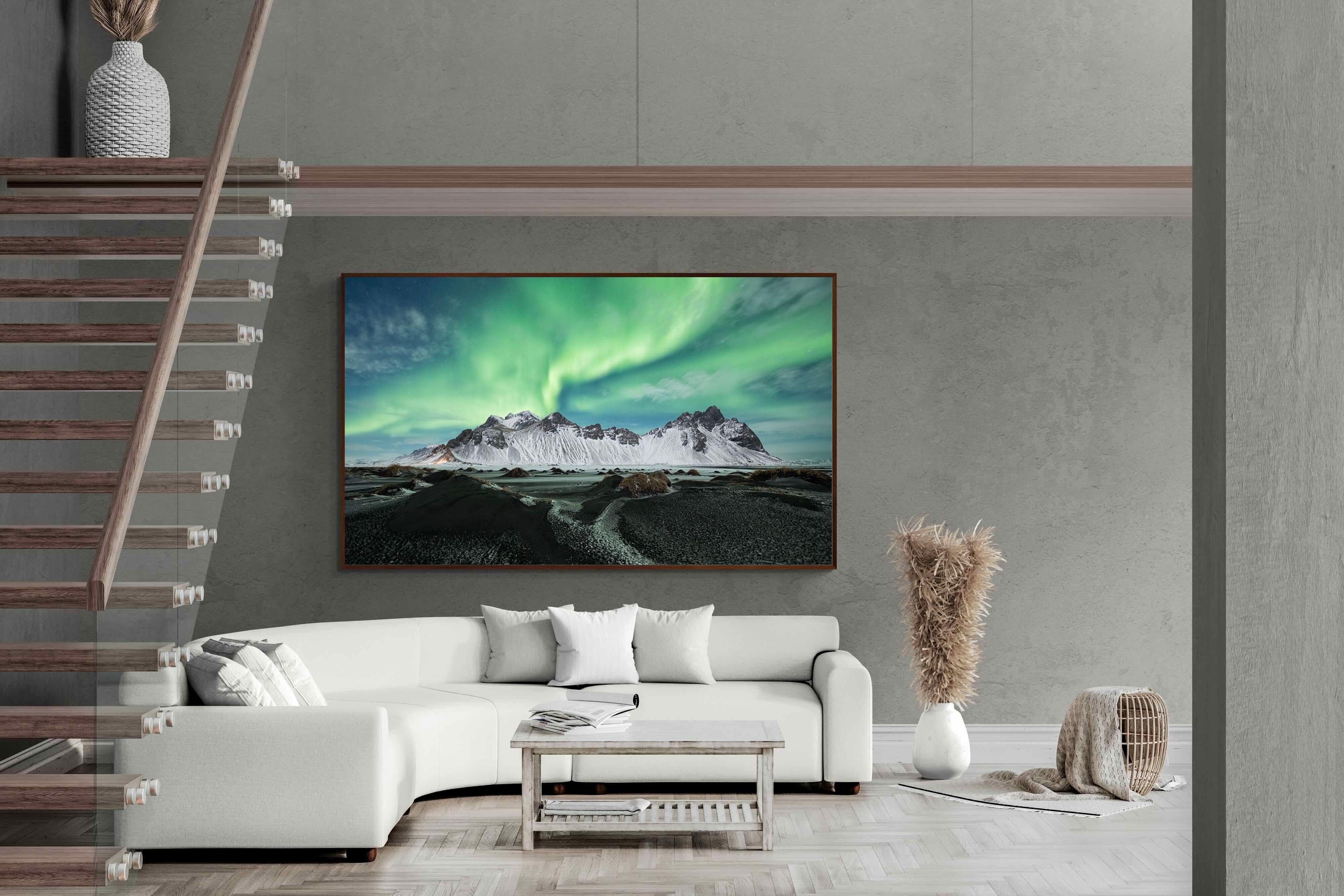 Pixalot Aurora Over Ice