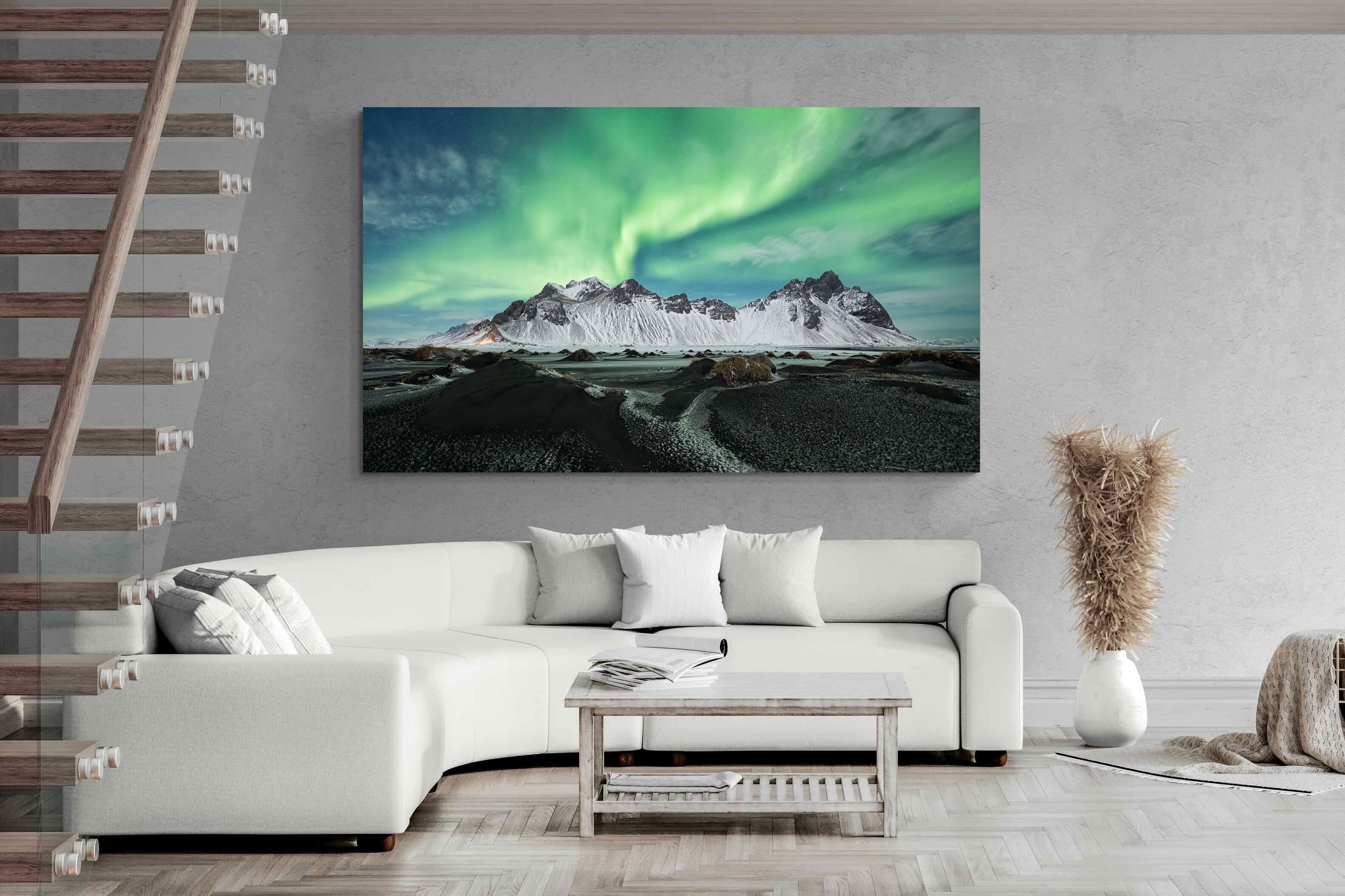 Pixalot Aurora Over Ice