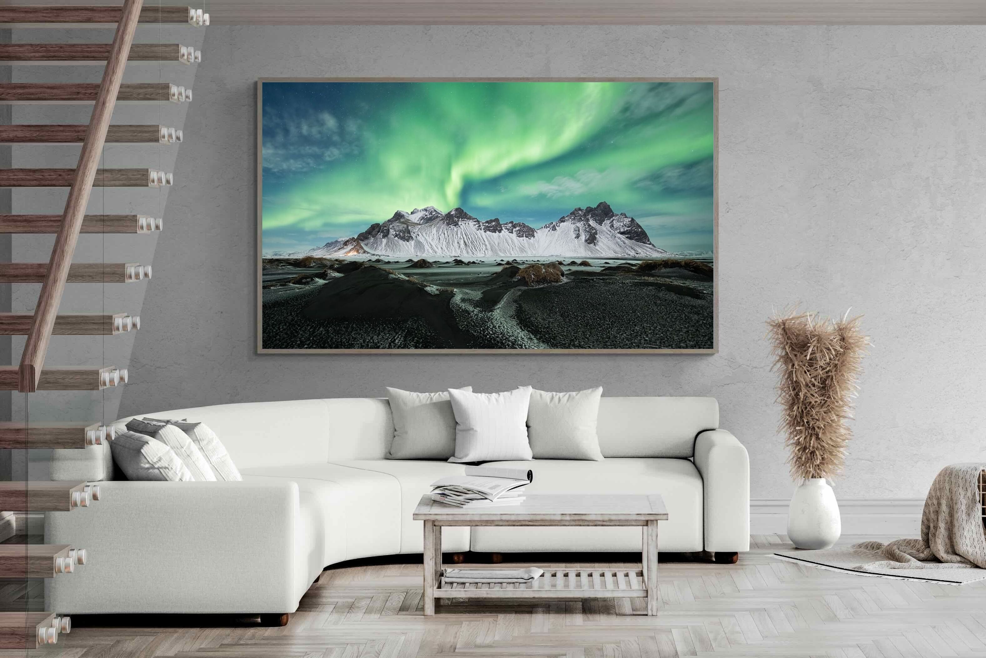 Pixalot Aurora Over Ice