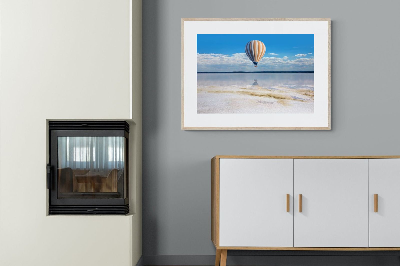 Pixalot Balloon Over the Salt Flats