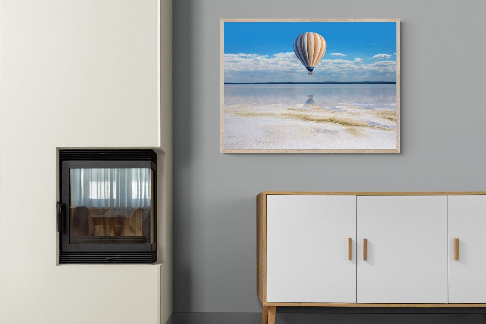 Pixalot Balloon Over the Salt Flats