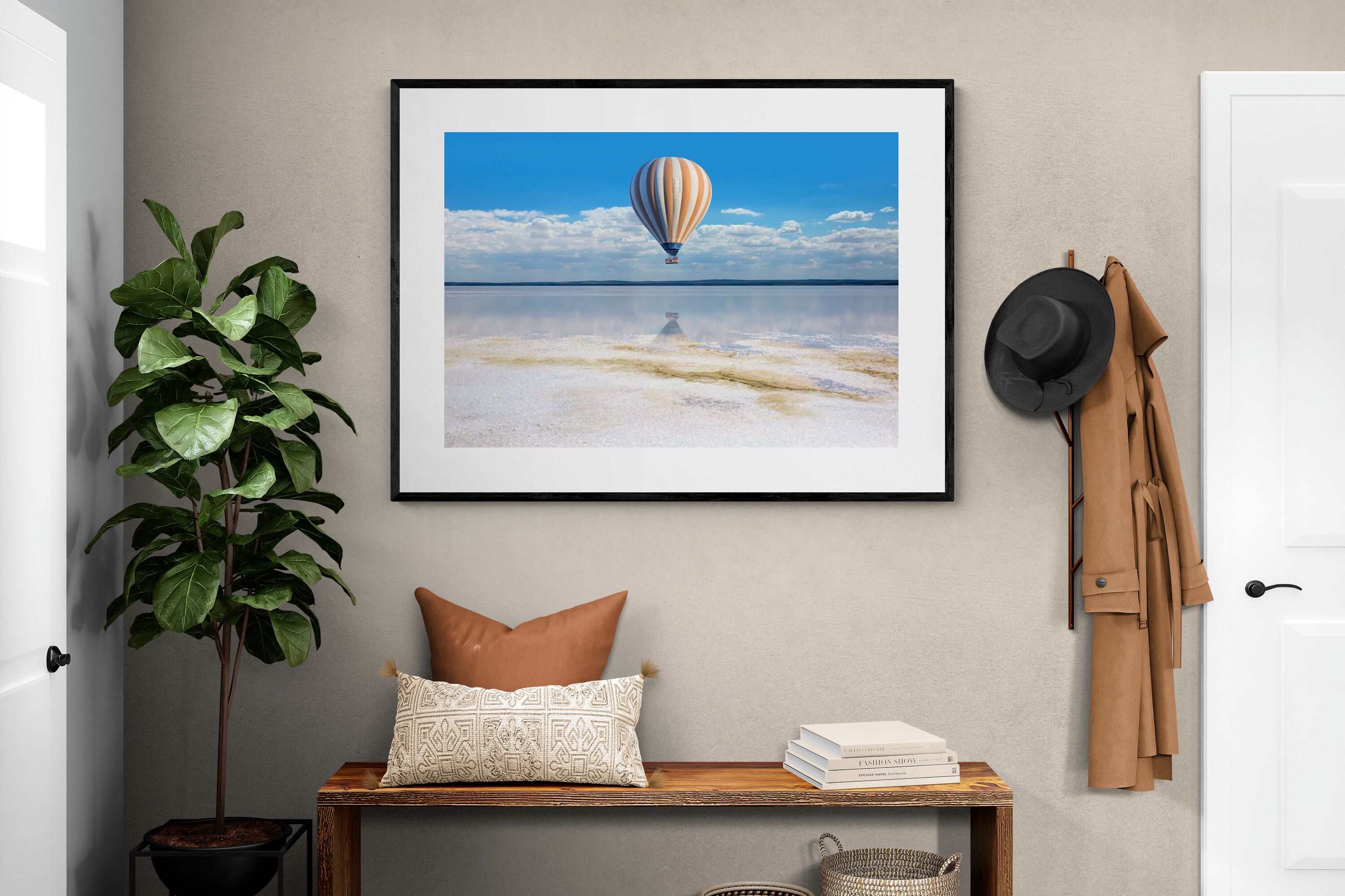 Pixalot Balloon Over the Salt Flats