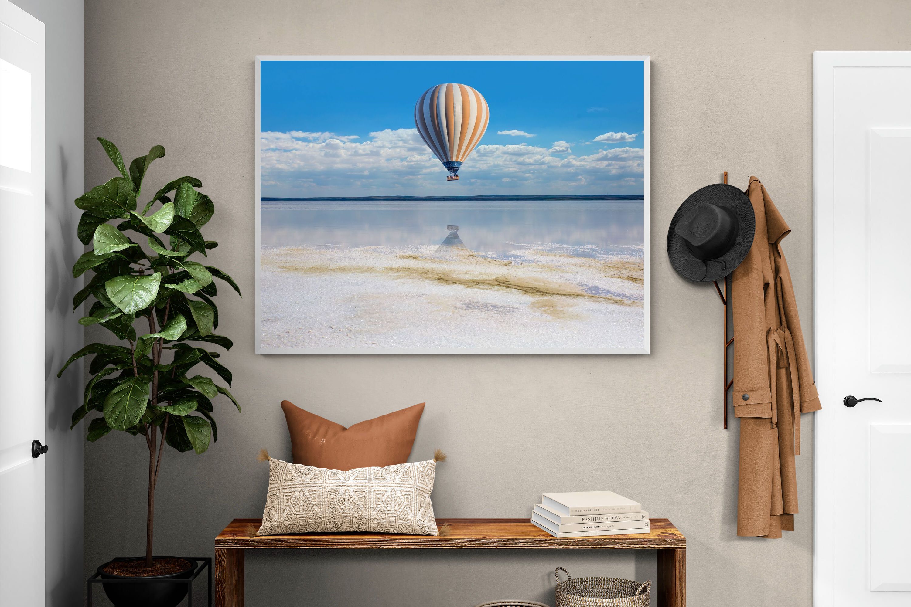 Pixalot Balloon Over the Salt Flats