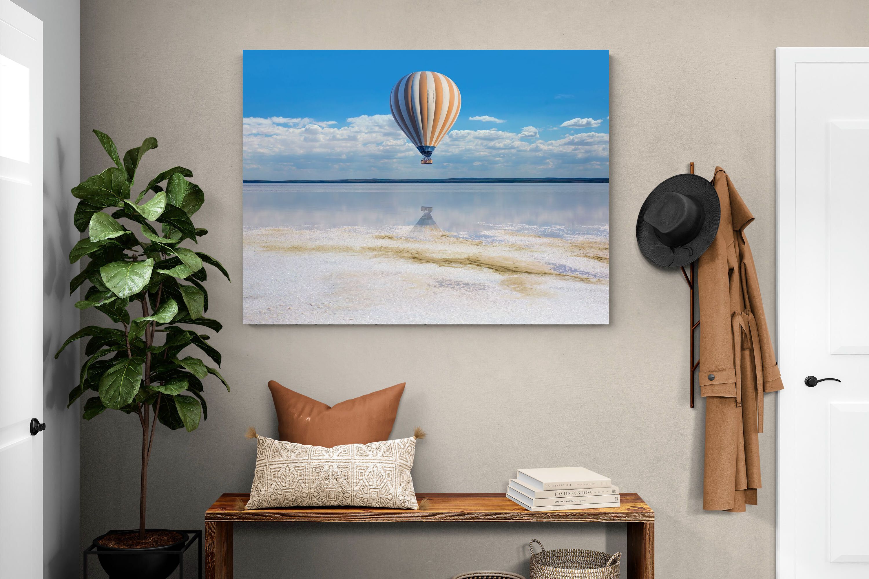 Pixalot Balloon Over the Salt Flats