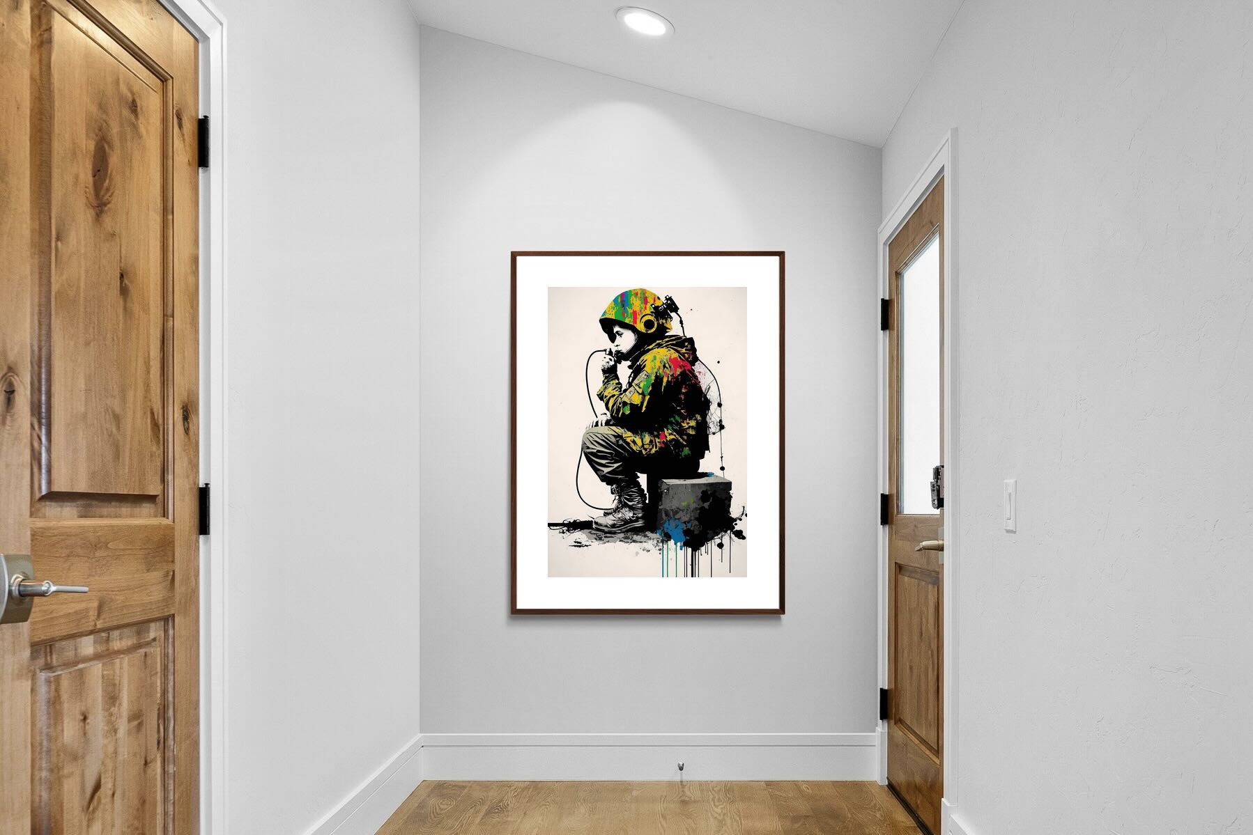 Pixalot Banksy Astronaut