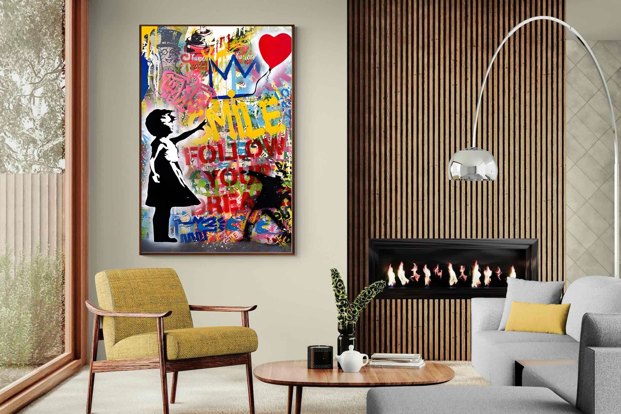 Pixalot Banksy Basquiat Tribute Art