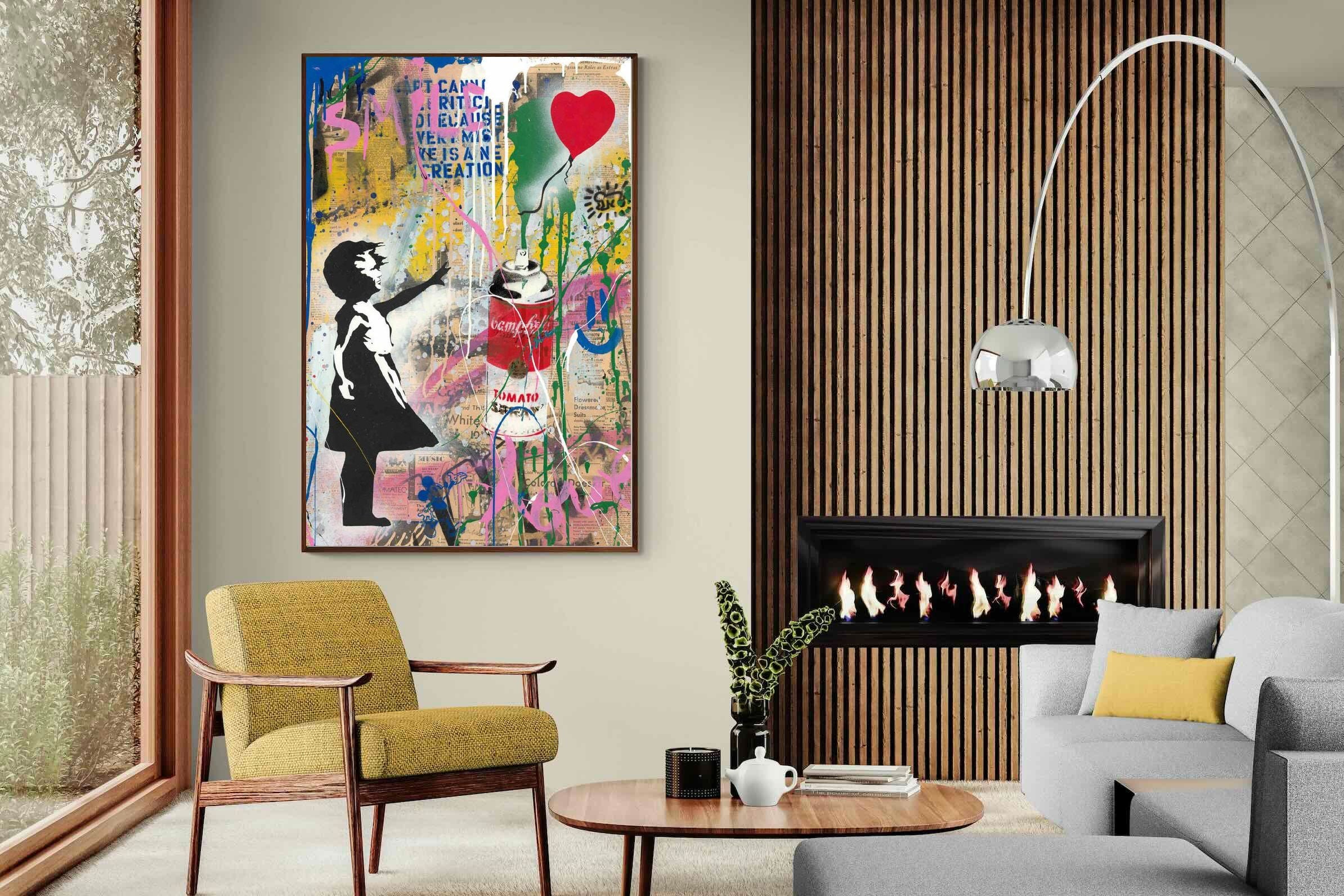 Pixalot Banksy Tribute Street Art