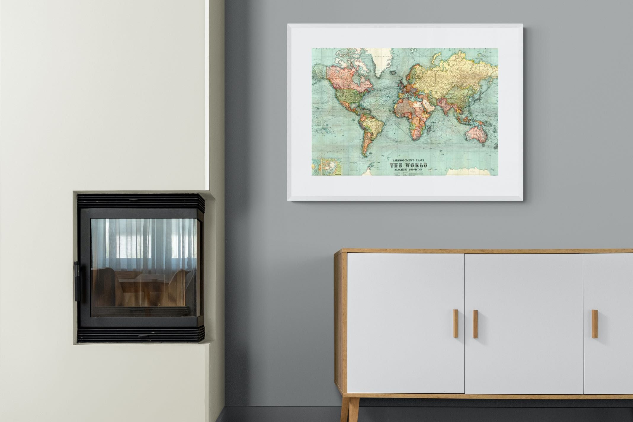 Pixalot ® Bartholomew's Chart of the World