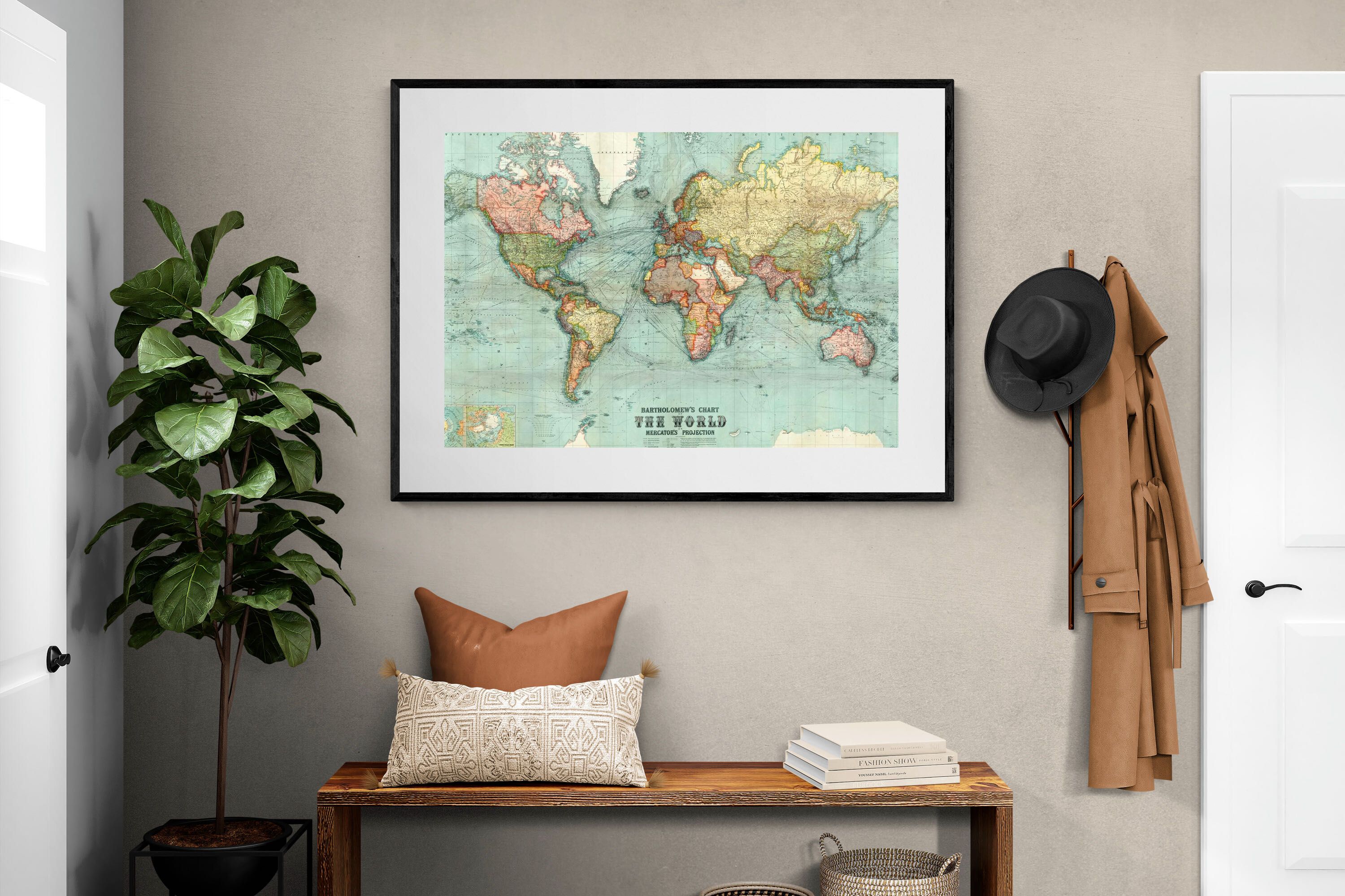 Pixalot ® Bartholomew's Chart of the World
