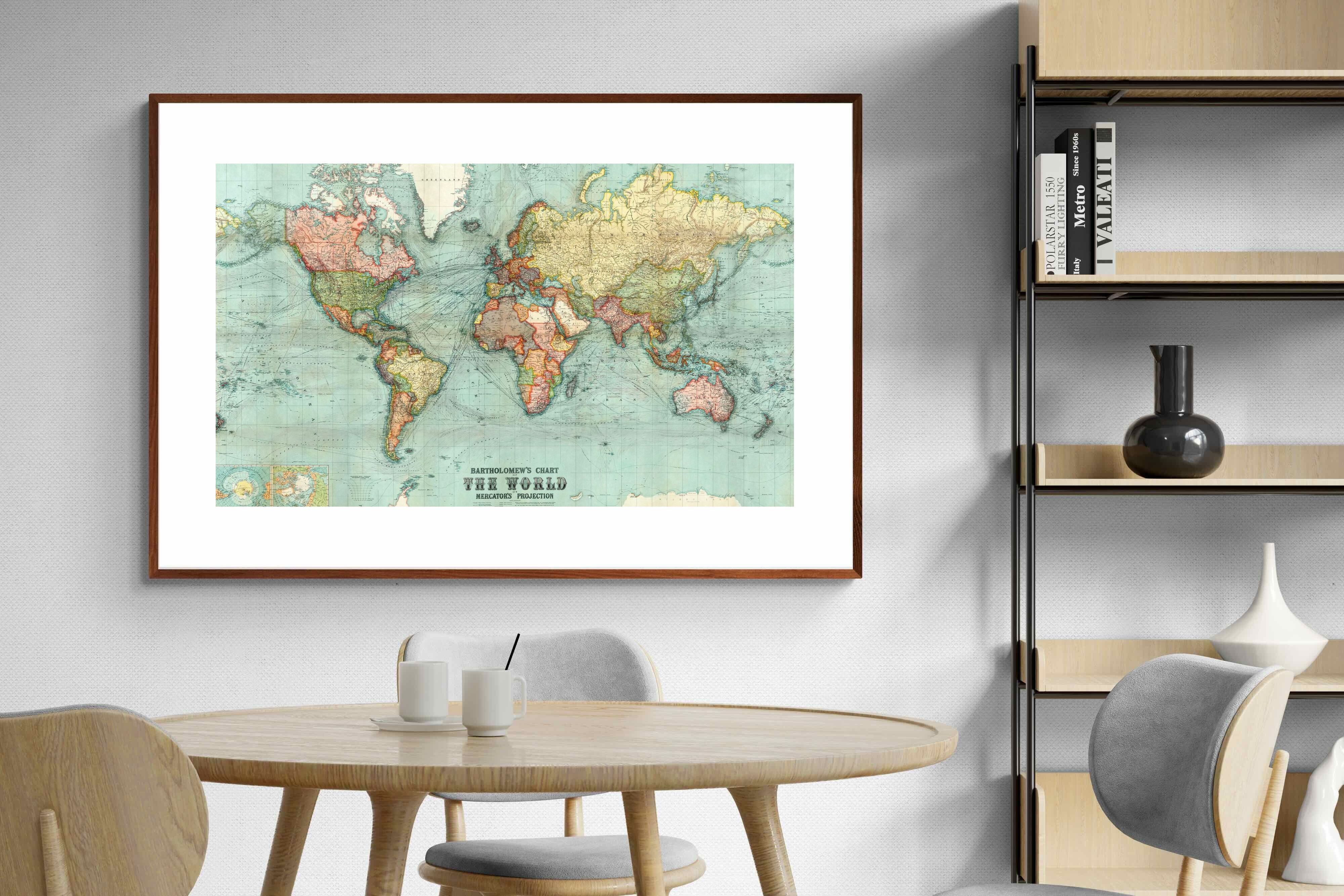 Pixalot ® Bartholomew's Chart of the World