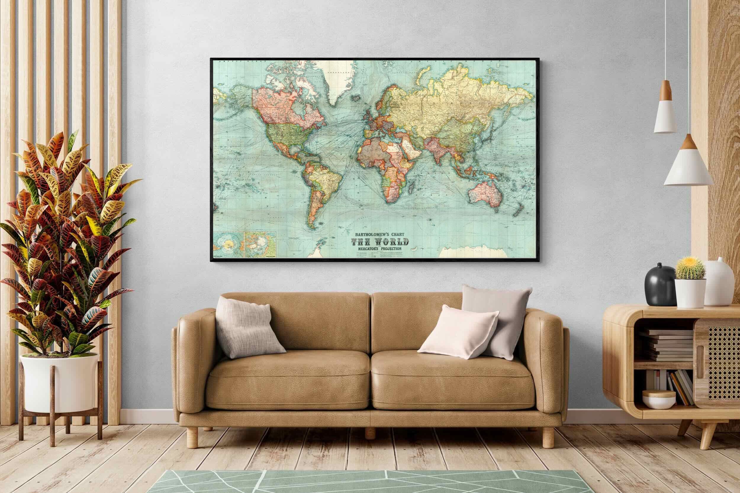 Pixalot ® Bartholomew's Chart of the World