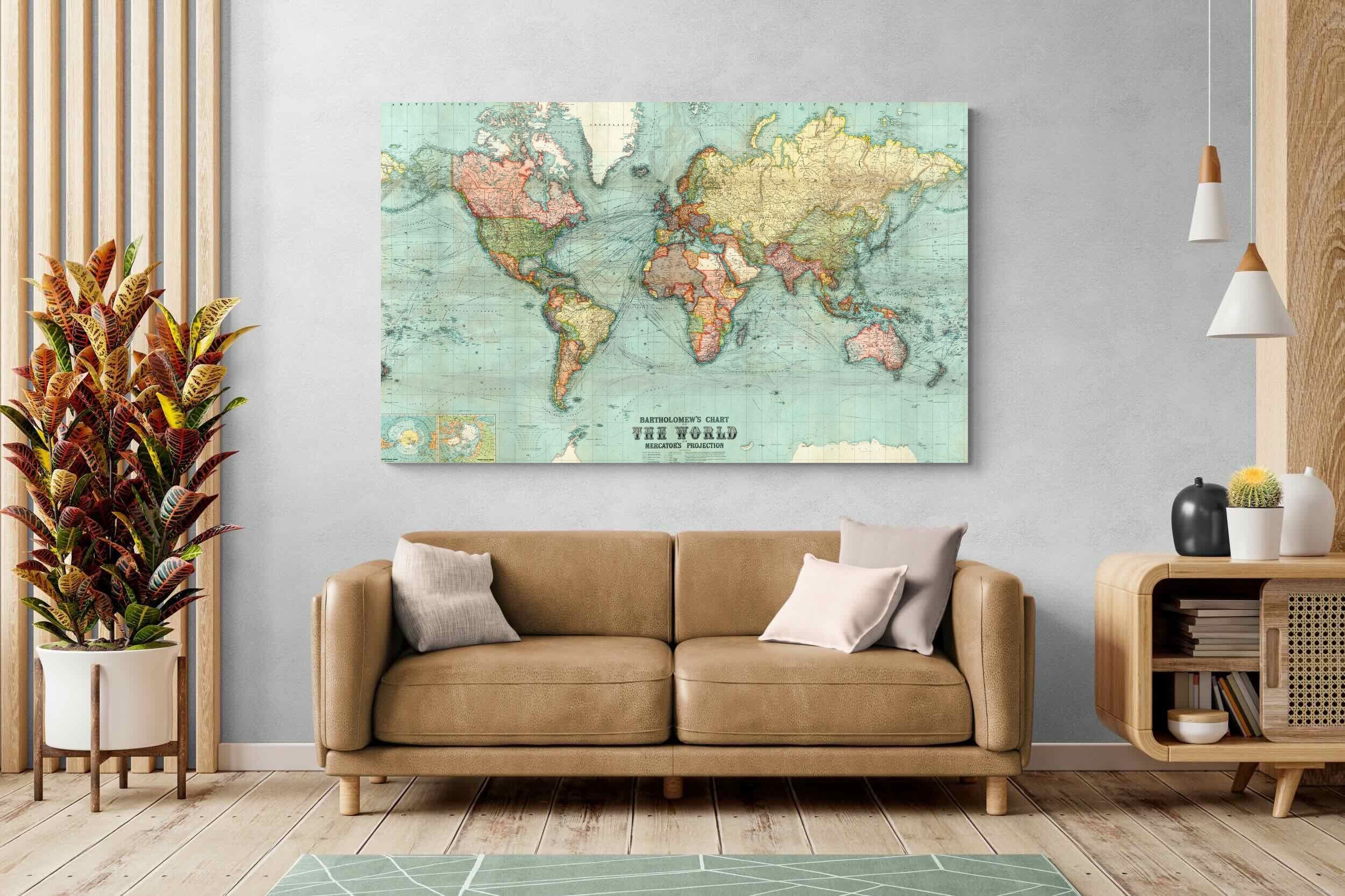 Pixalot ® Bartholomew's Chart of the World