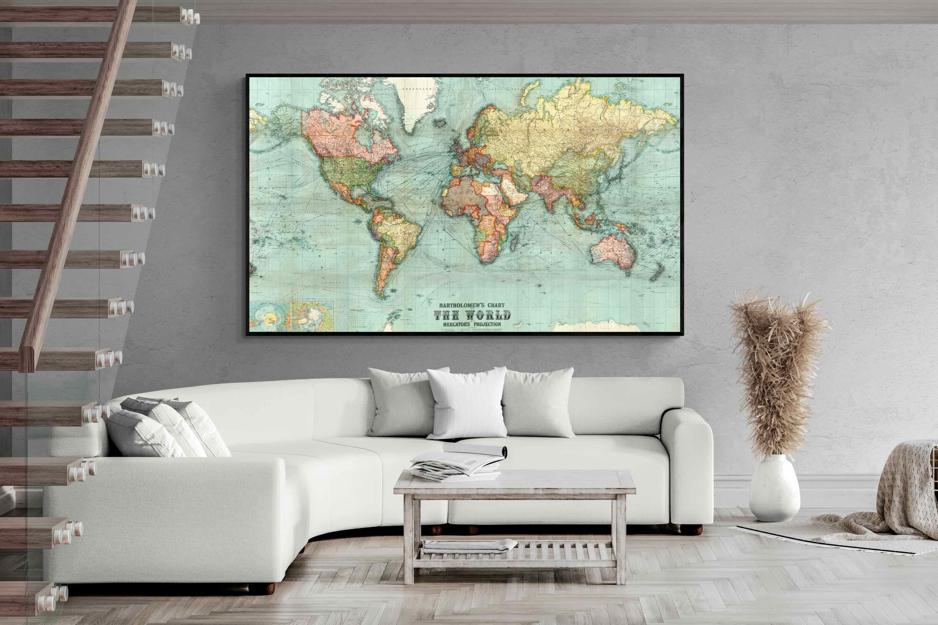 Pixalot ® Bartholomew's Chart of the World