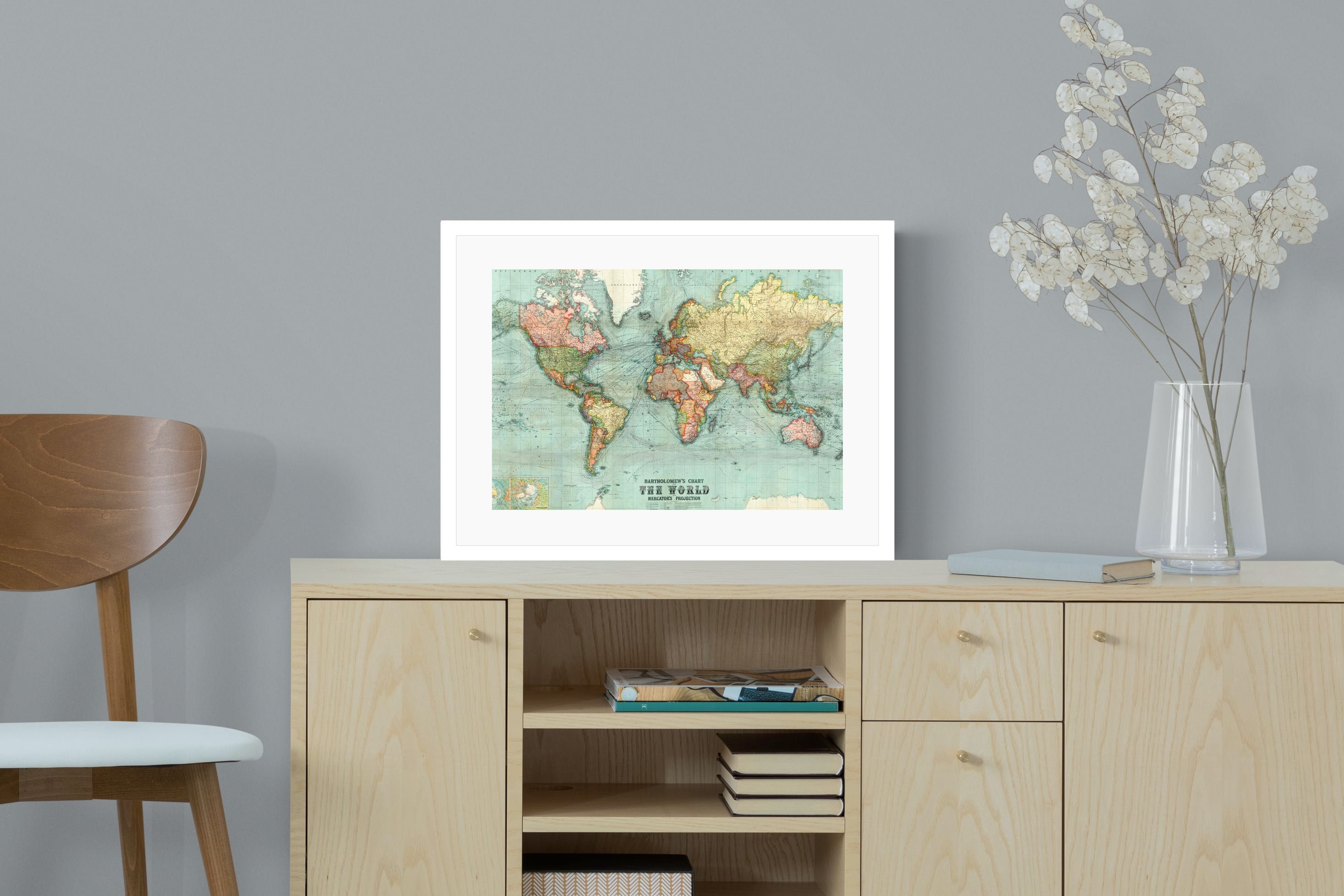 Pixalot ® Bartholomew's Chart of the World