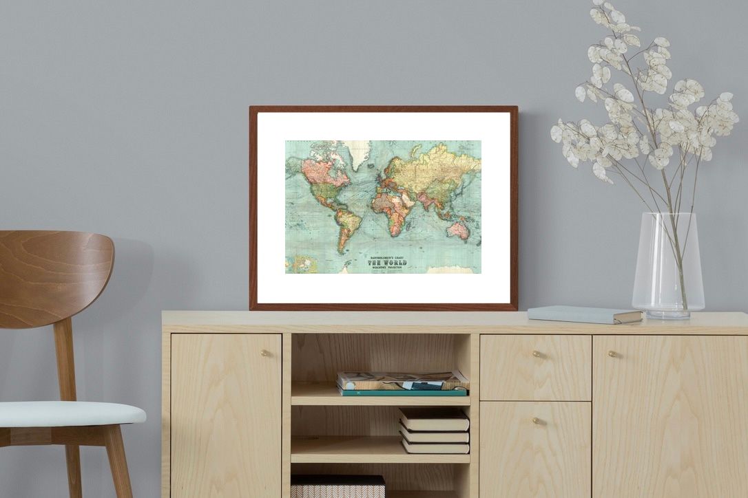 Pixalot ® Bartholomew's Chart of the World