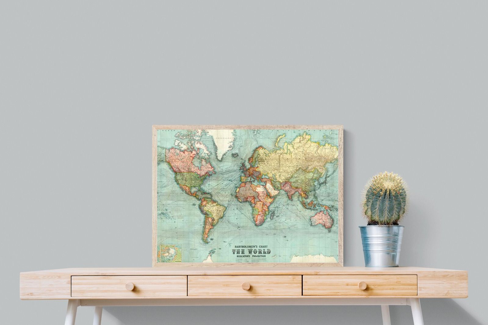 Pixalot ® Bartholomew's Chart of the World