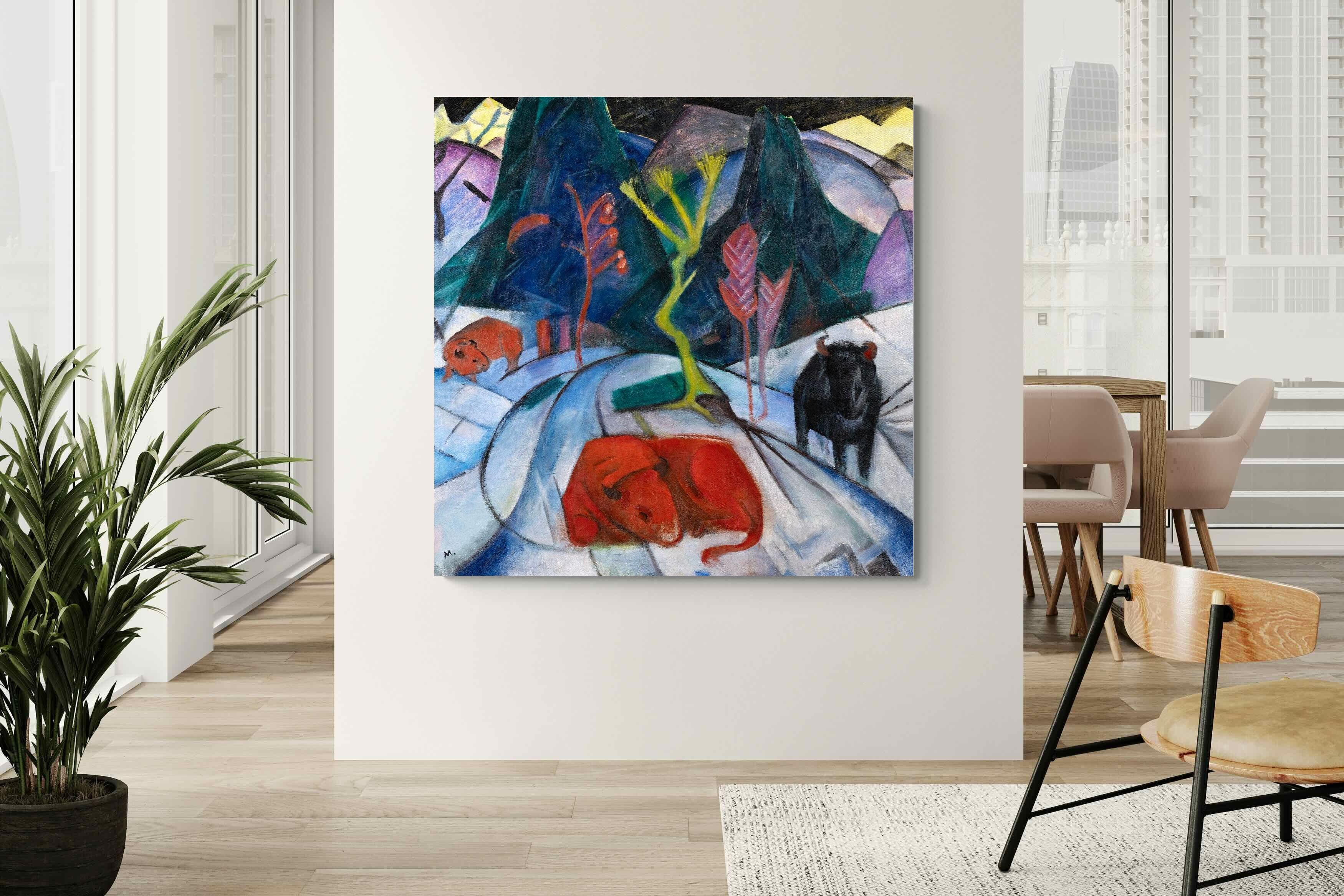 Pixalot Bison in Winter