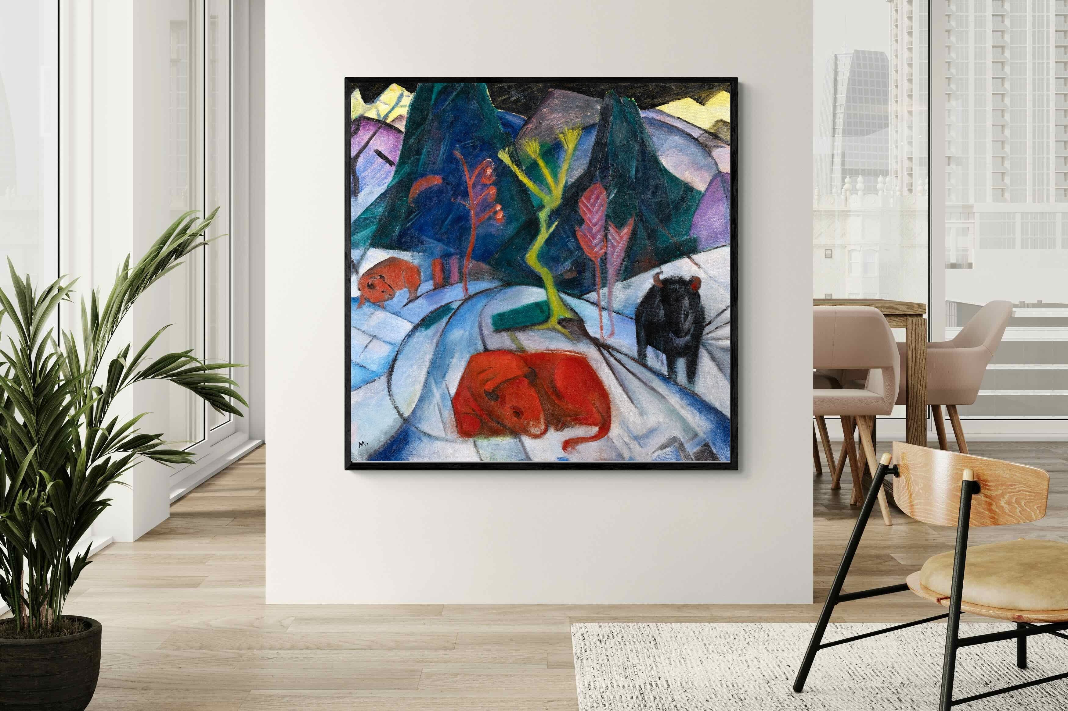 Pixalot Bison in Winter