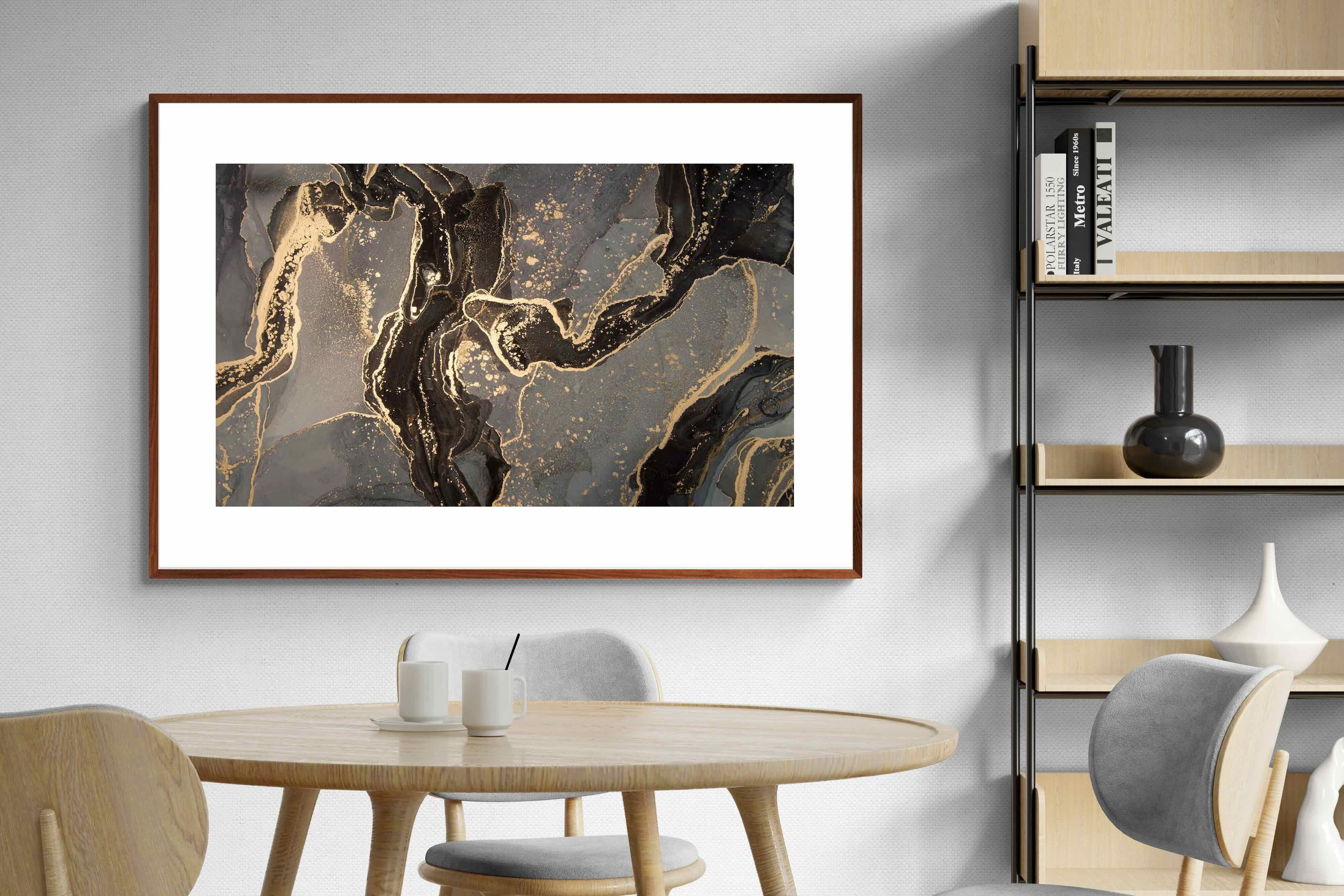 Pixalot ® Black & Gold Marble