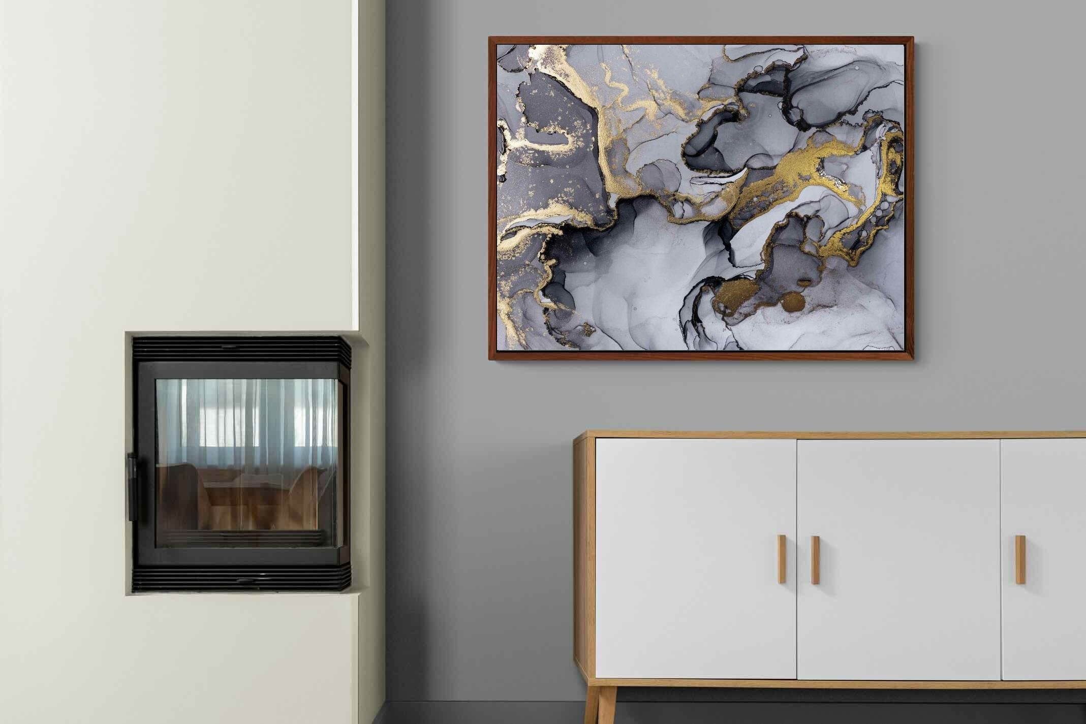 Pixalot ® Black Grey Gold Marble