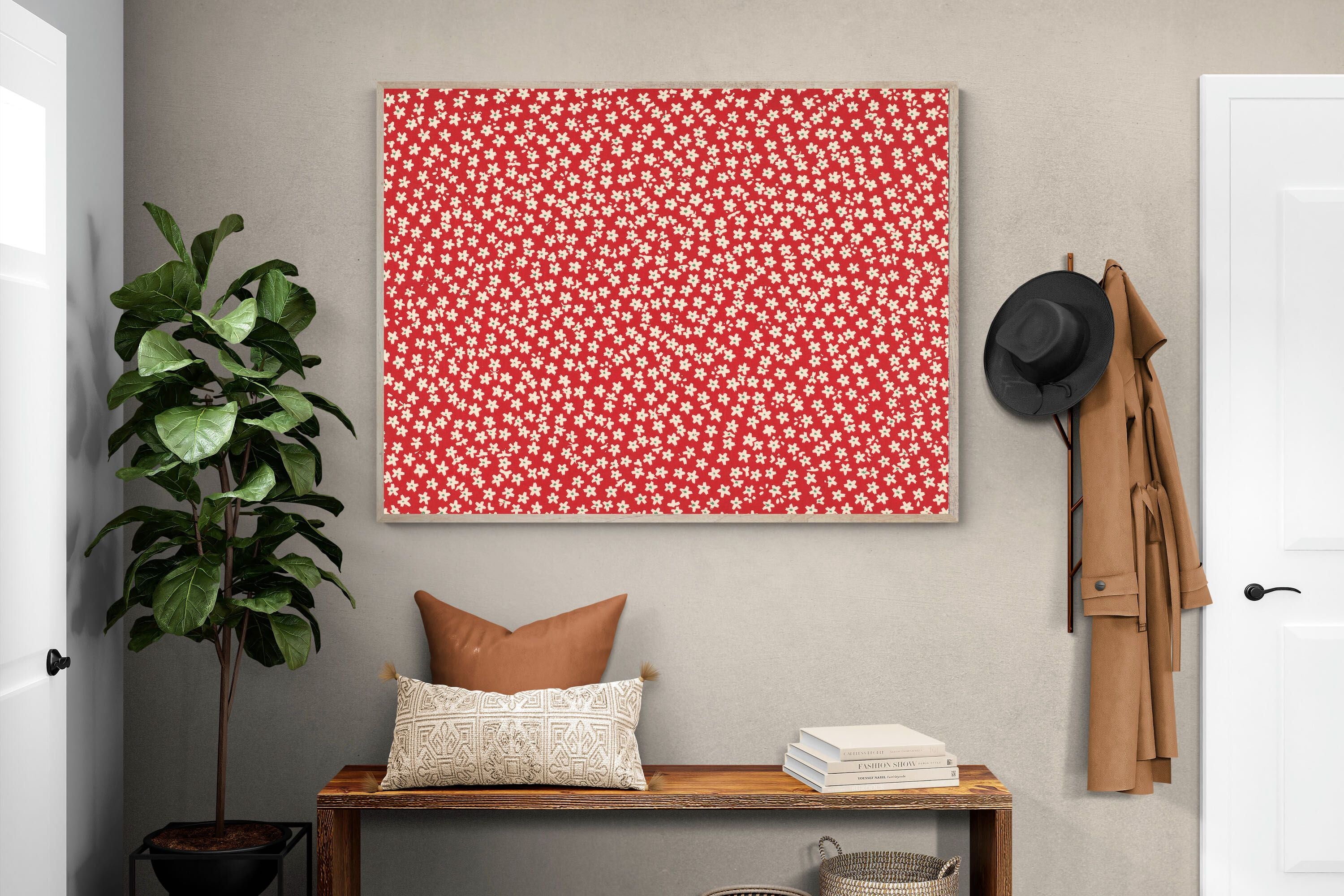 Pixalot Blad Met Strooipatroon Van Bloemen