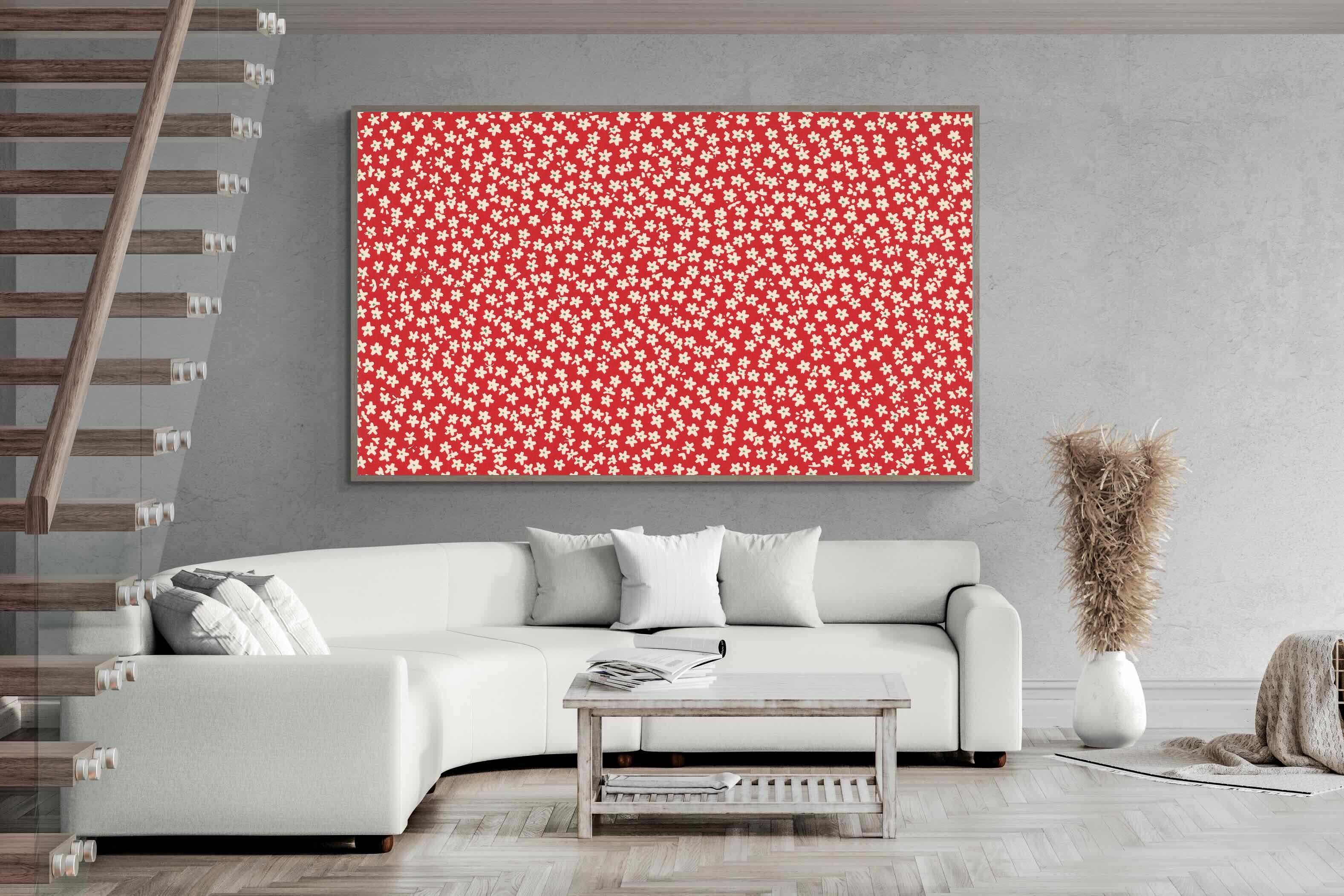 Pixalot Blad Met Strooipatroon Van Bloemen