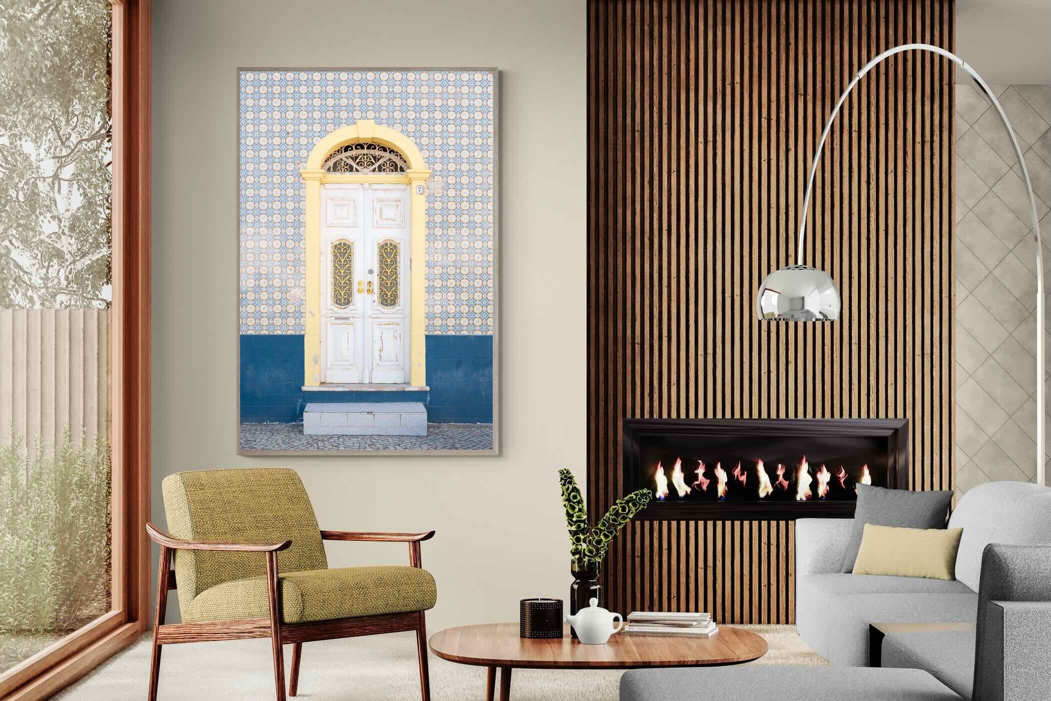 Pixalot Blue and Yellow Facade