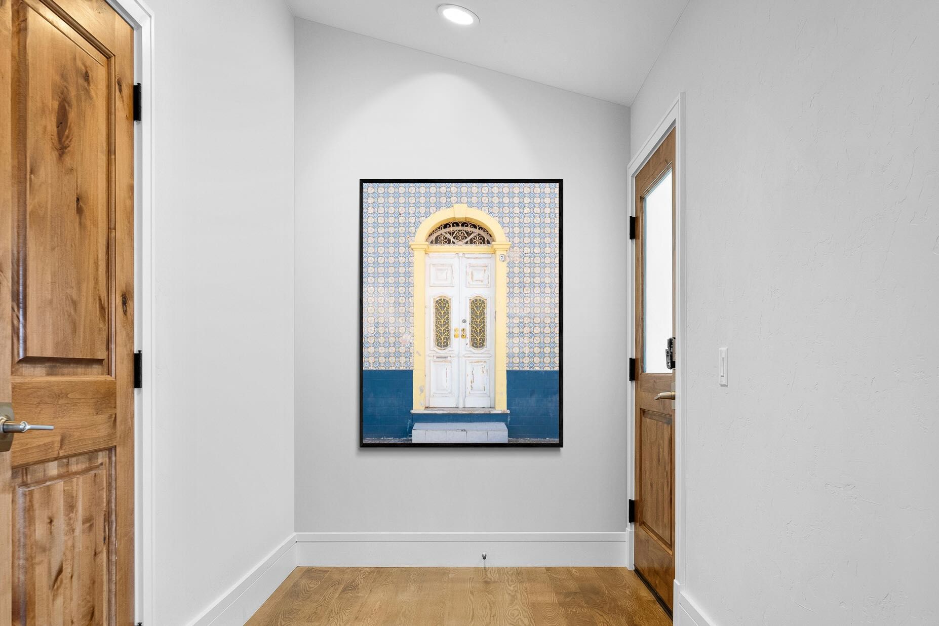 Pixalot Blue and Yellow Facade