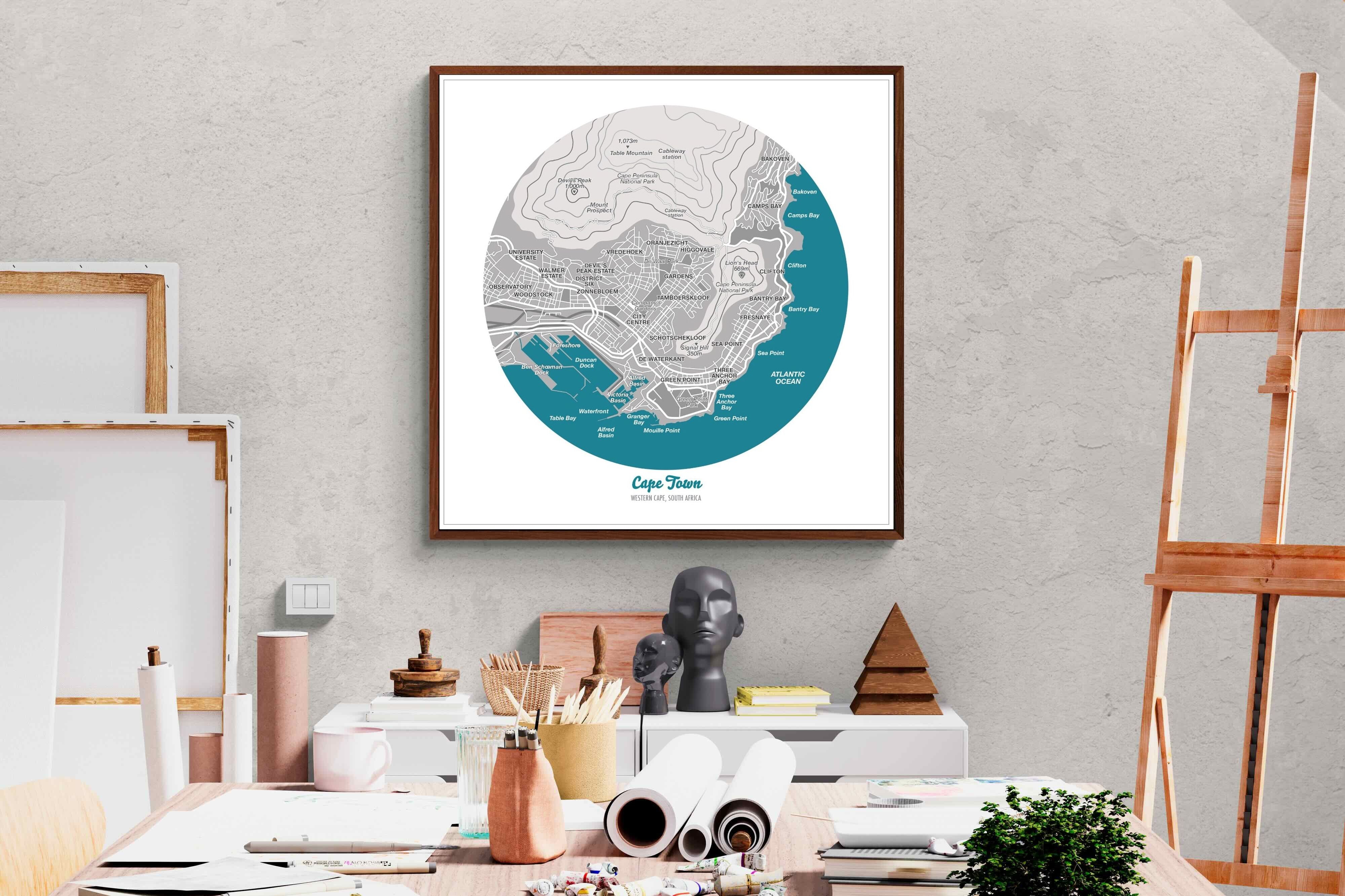 Pixalot Cape Town Circle Map