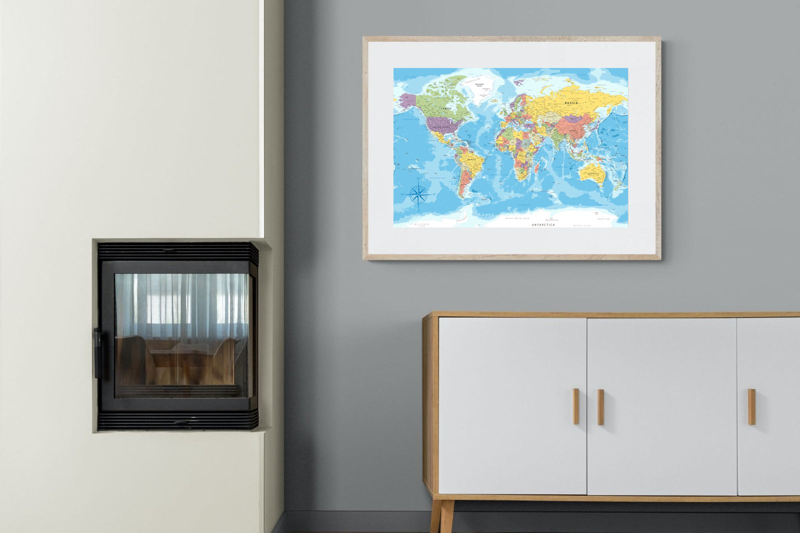 Pixalot Classic World Map