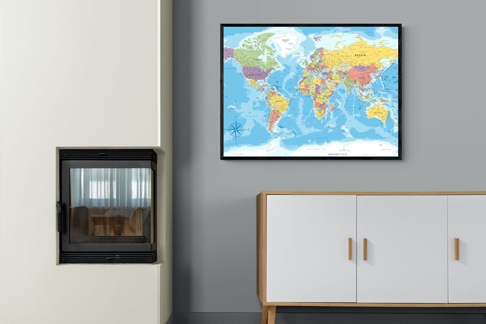 Pixalot Classic World Map