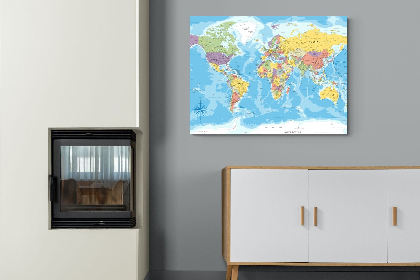 Pixalot Classic World Map