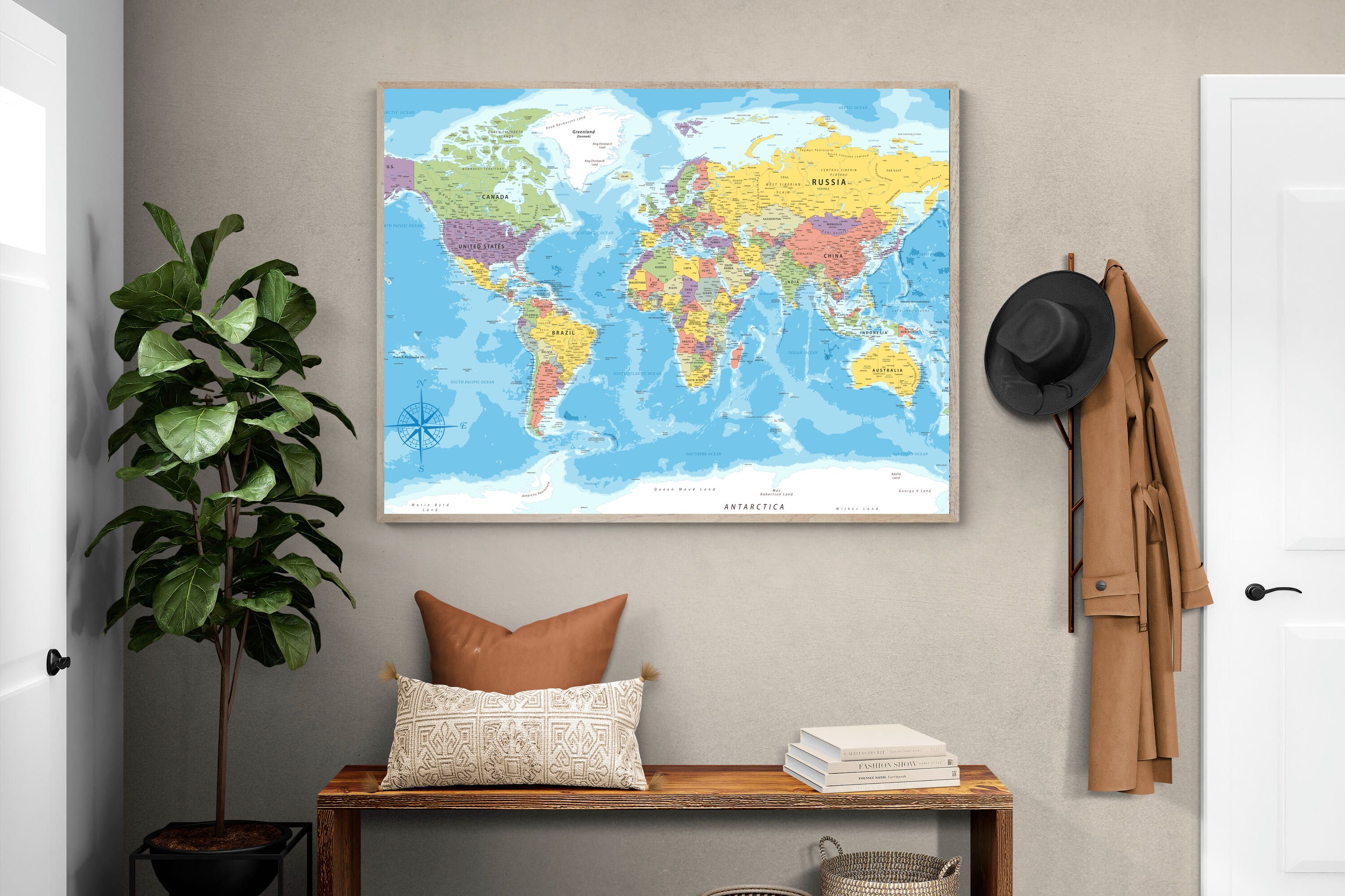 Pixalot Classic World Map