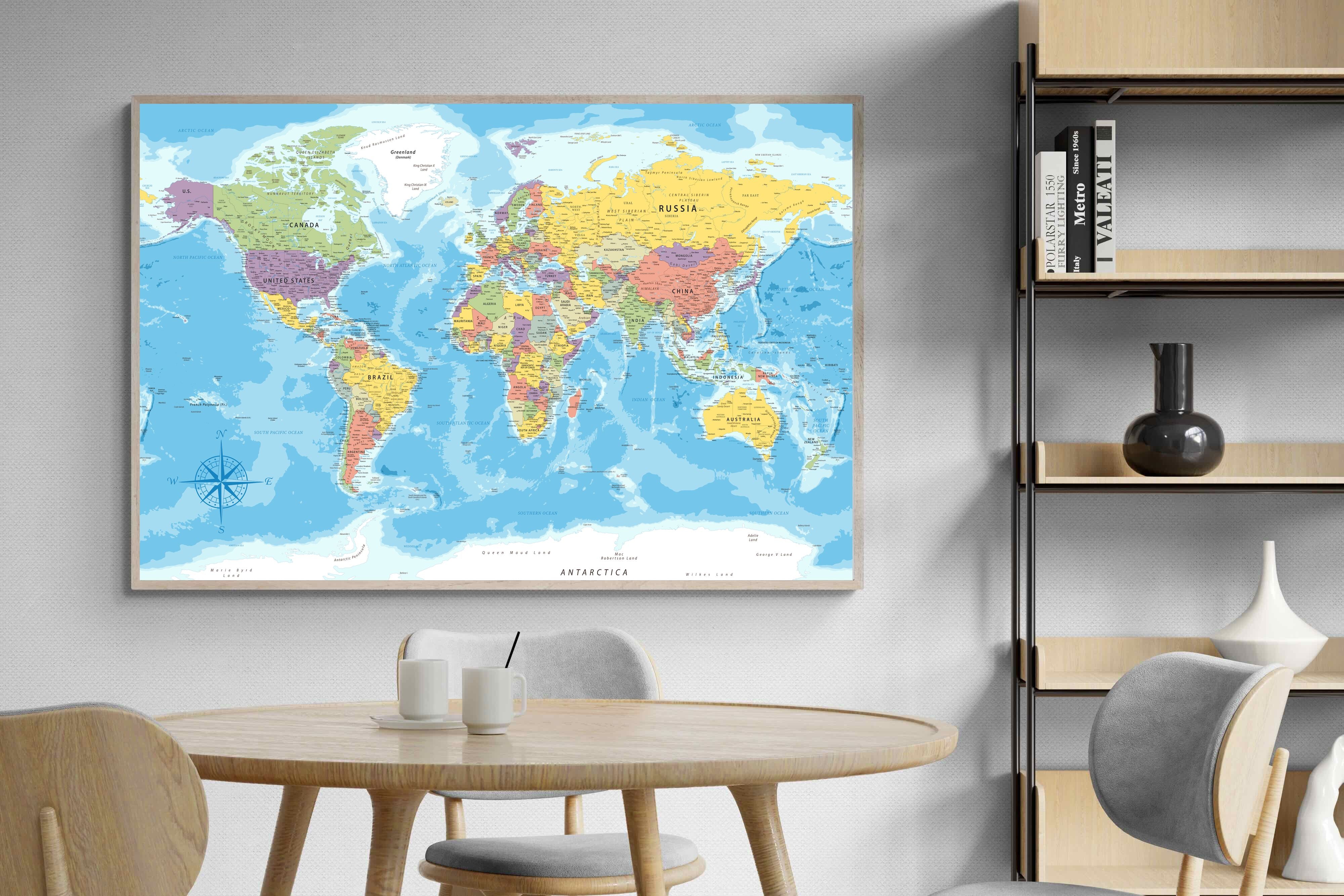 Pixalot Classic World Map