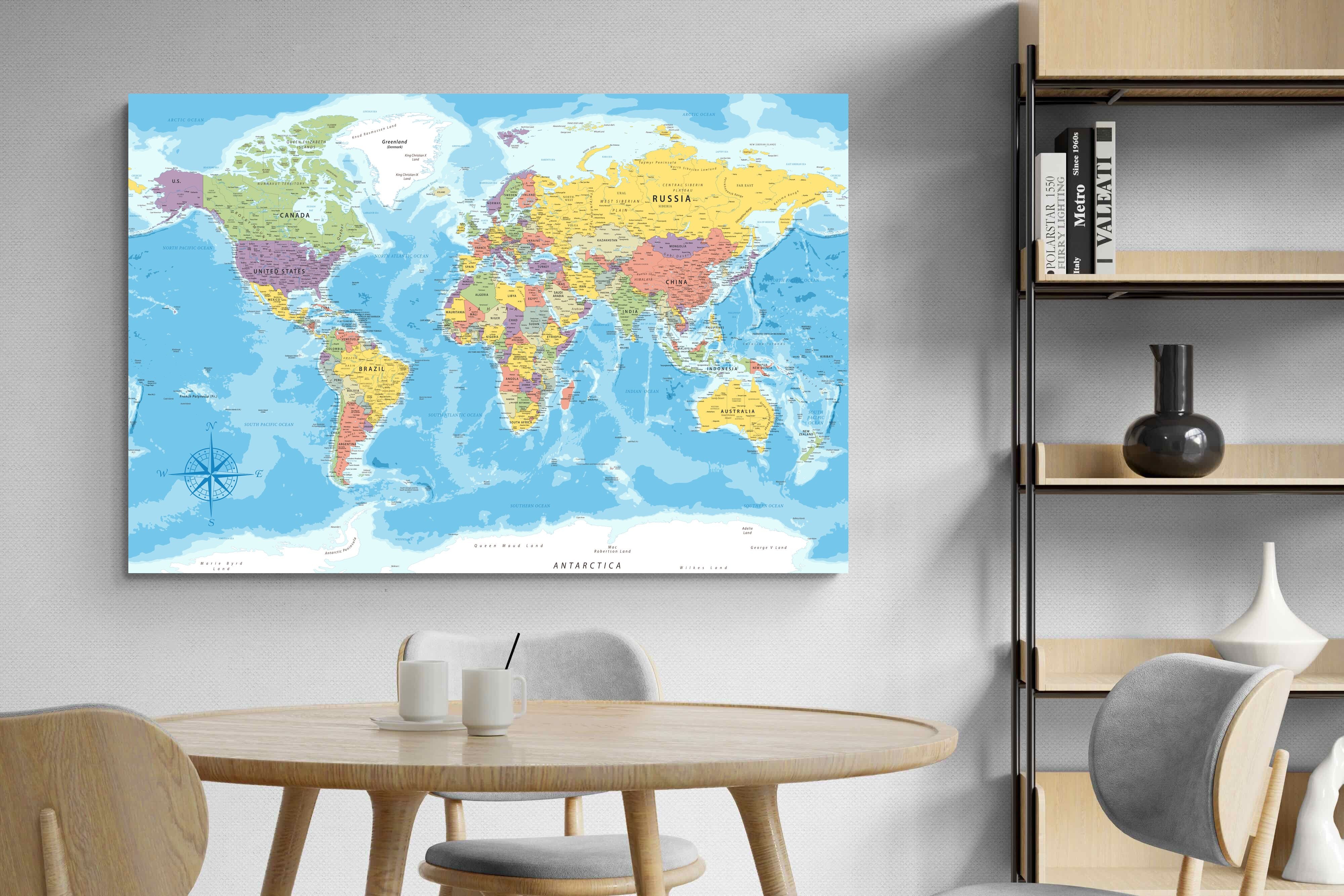 Pixalot Classic World Map