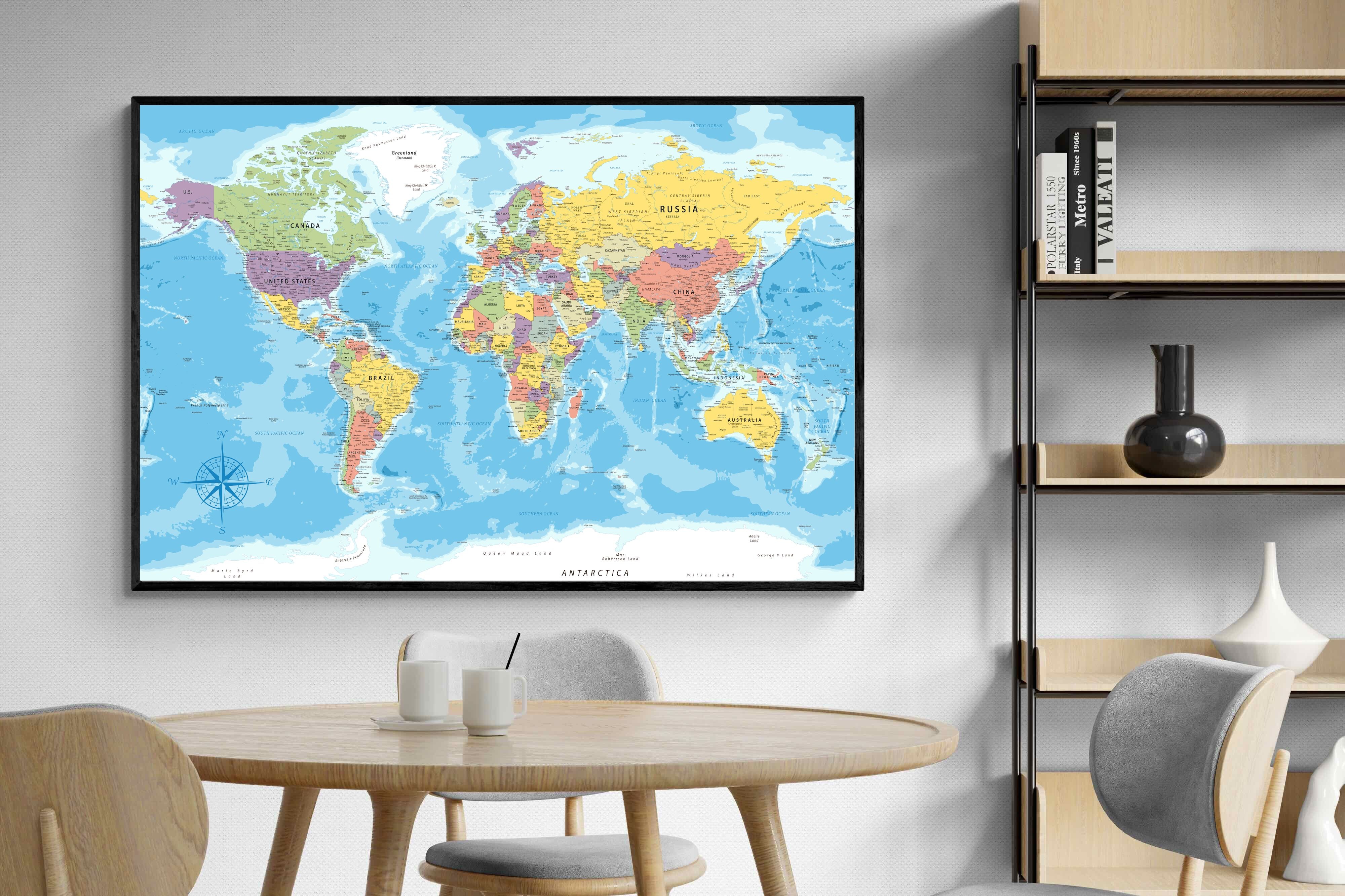 Pixalot Classic World Map