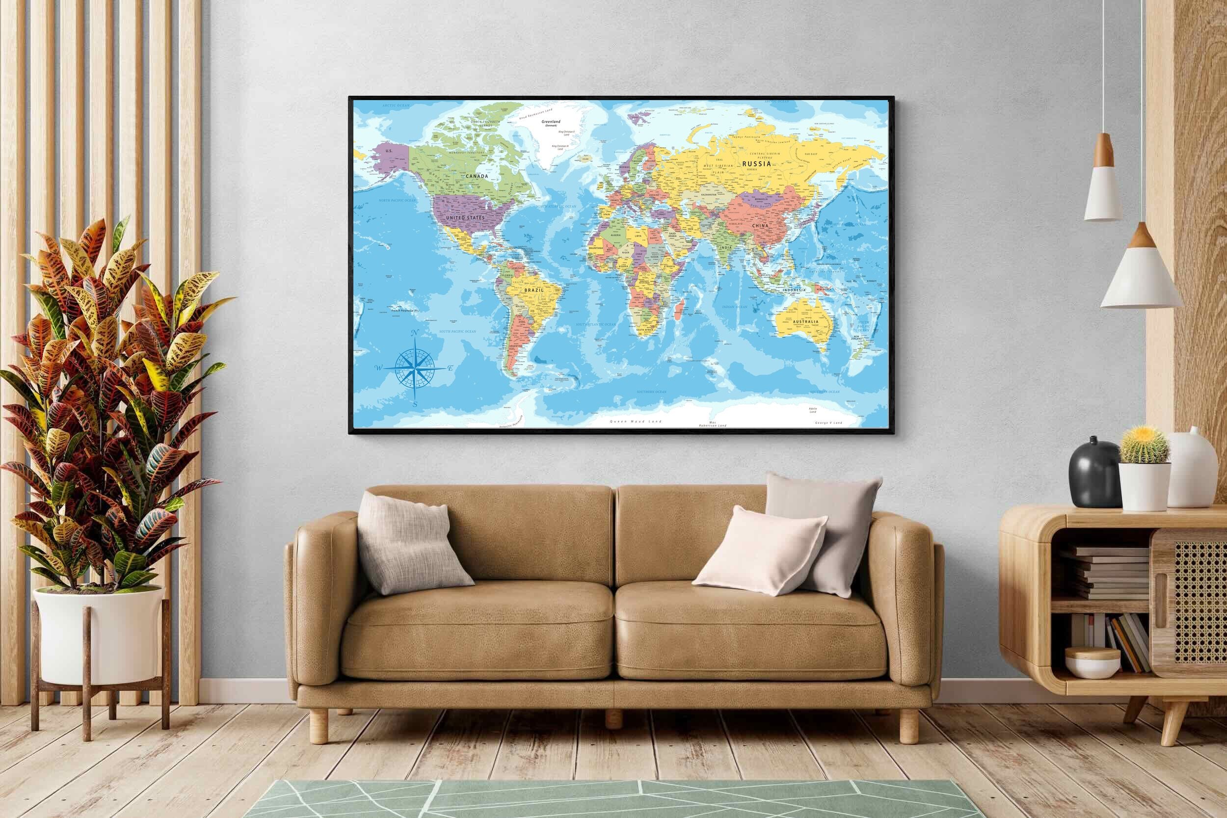 Pixalot Classic World Map