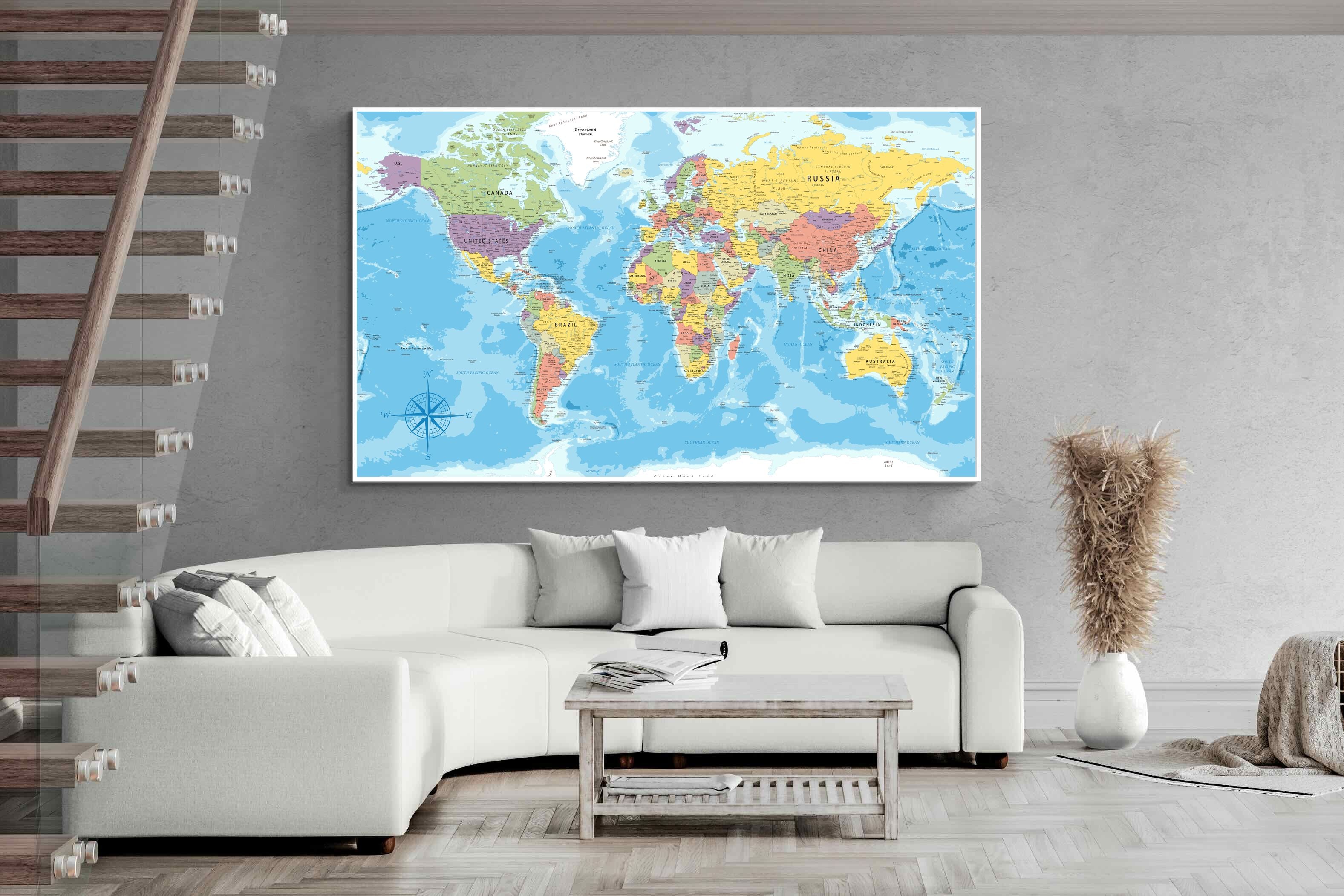 Pixalot Classic World Map