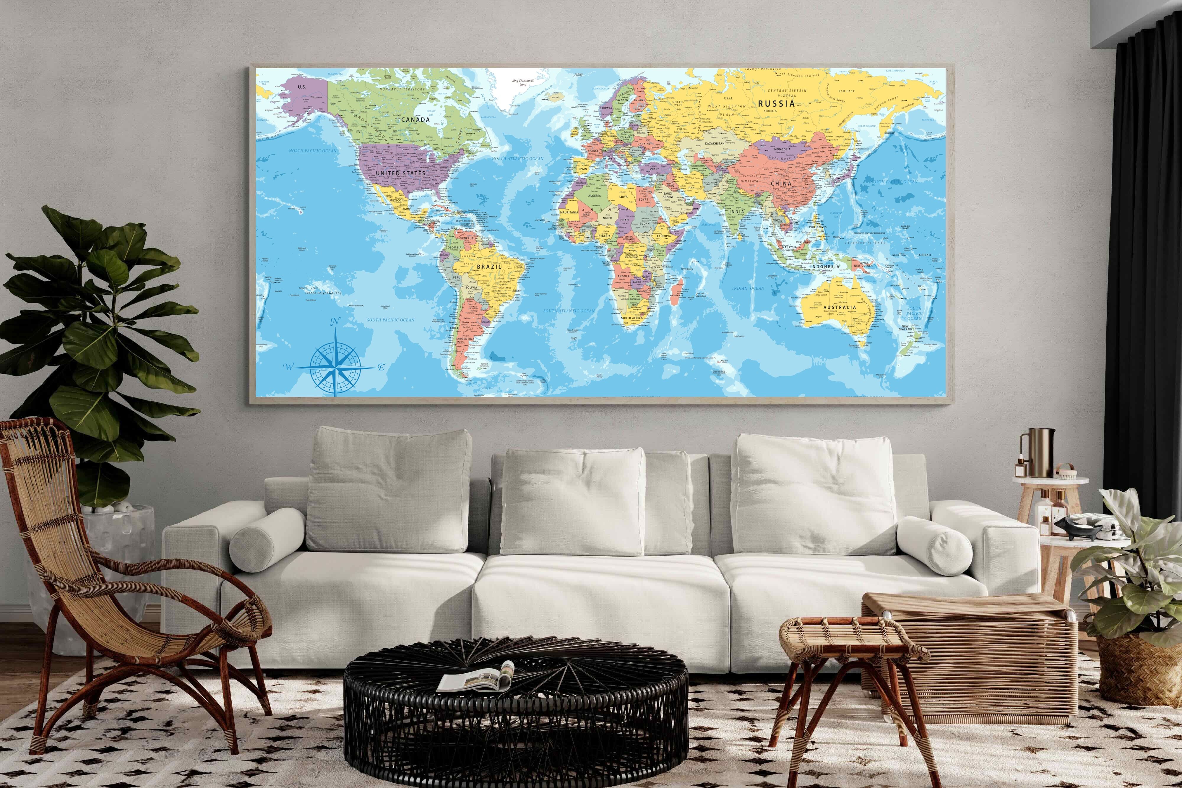 Pixalot Classic World Map