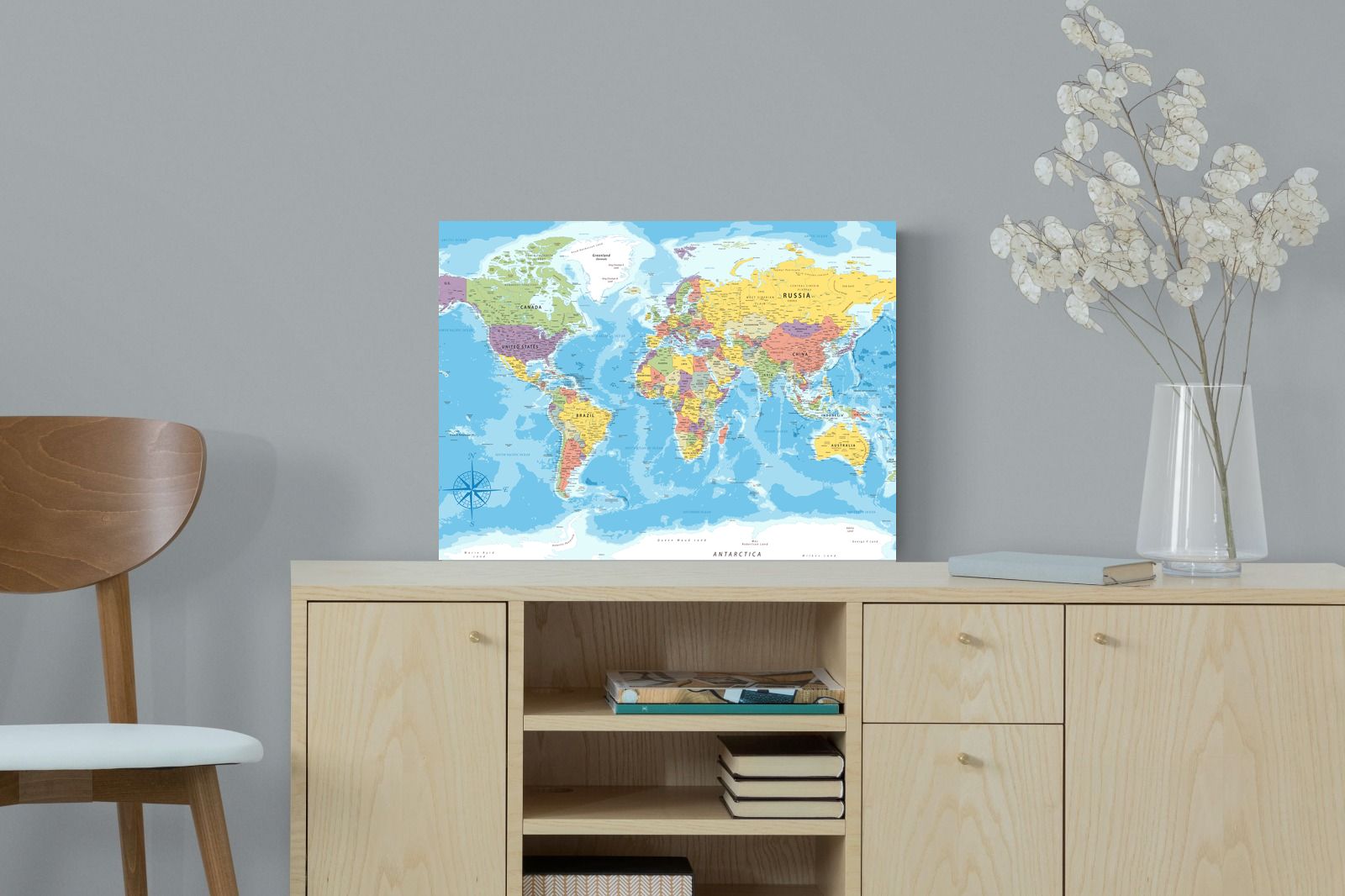 Pixalot Classic World Map