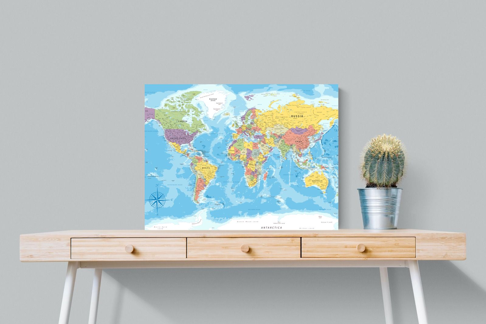 Pixalot Classic World Map